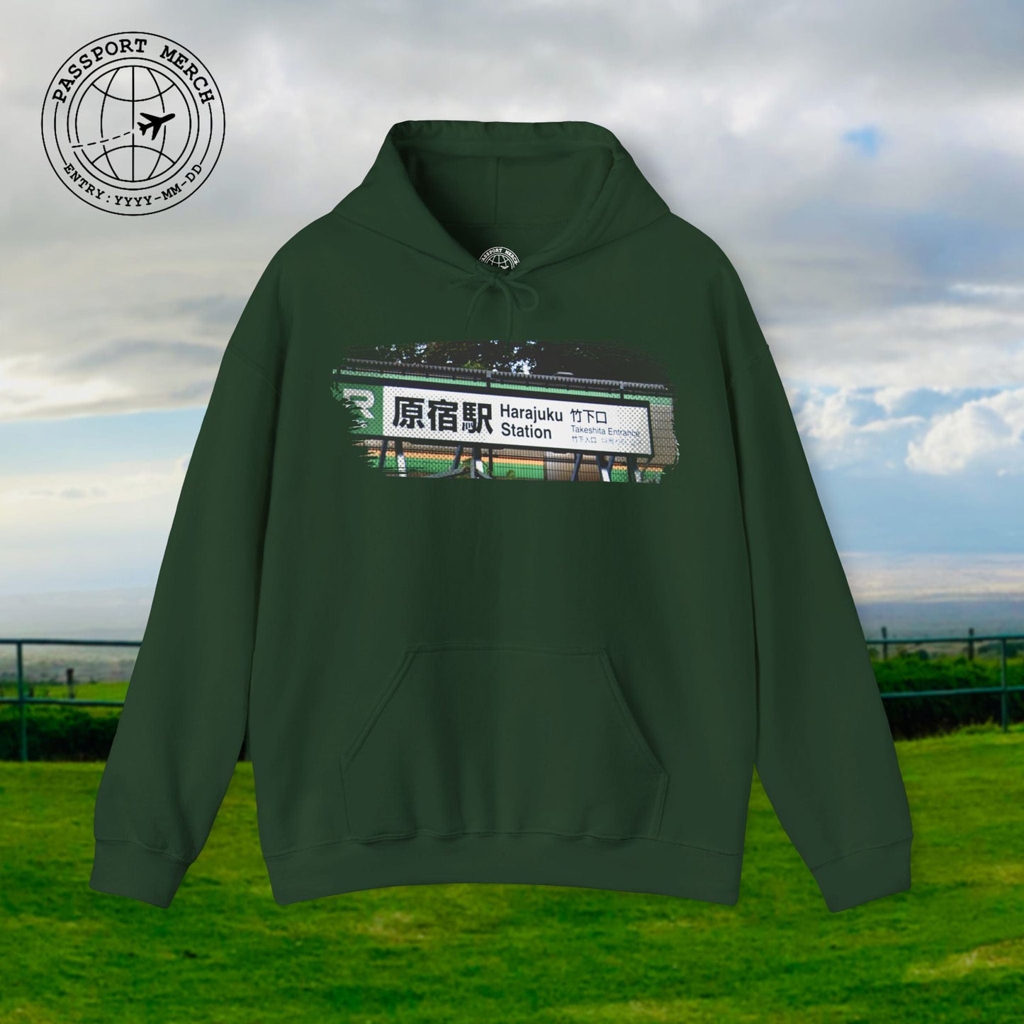 Signs of Wanderlust, Takeshita Street Harajuku Japan Hoodie