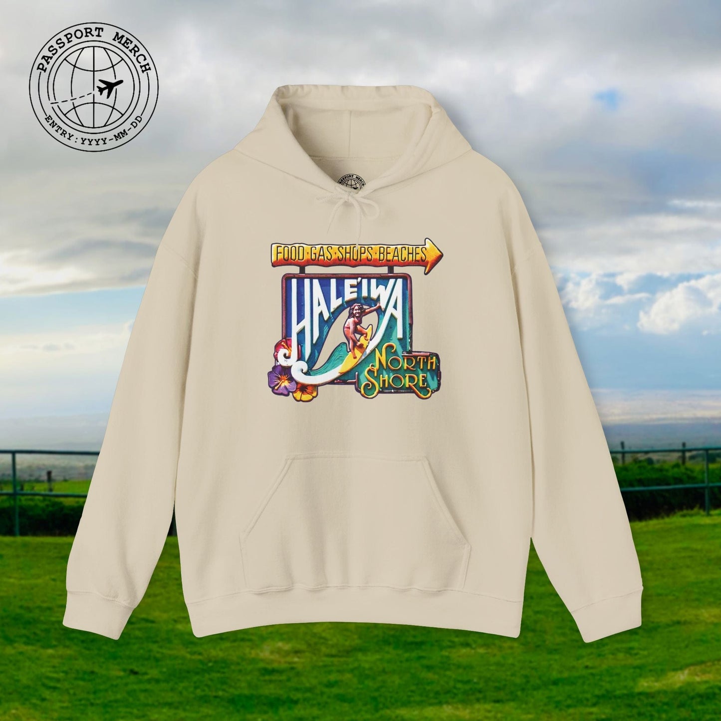 Signs of Wanderlust, Hale'iwa (South) Oahu, Hawaii Hoodie