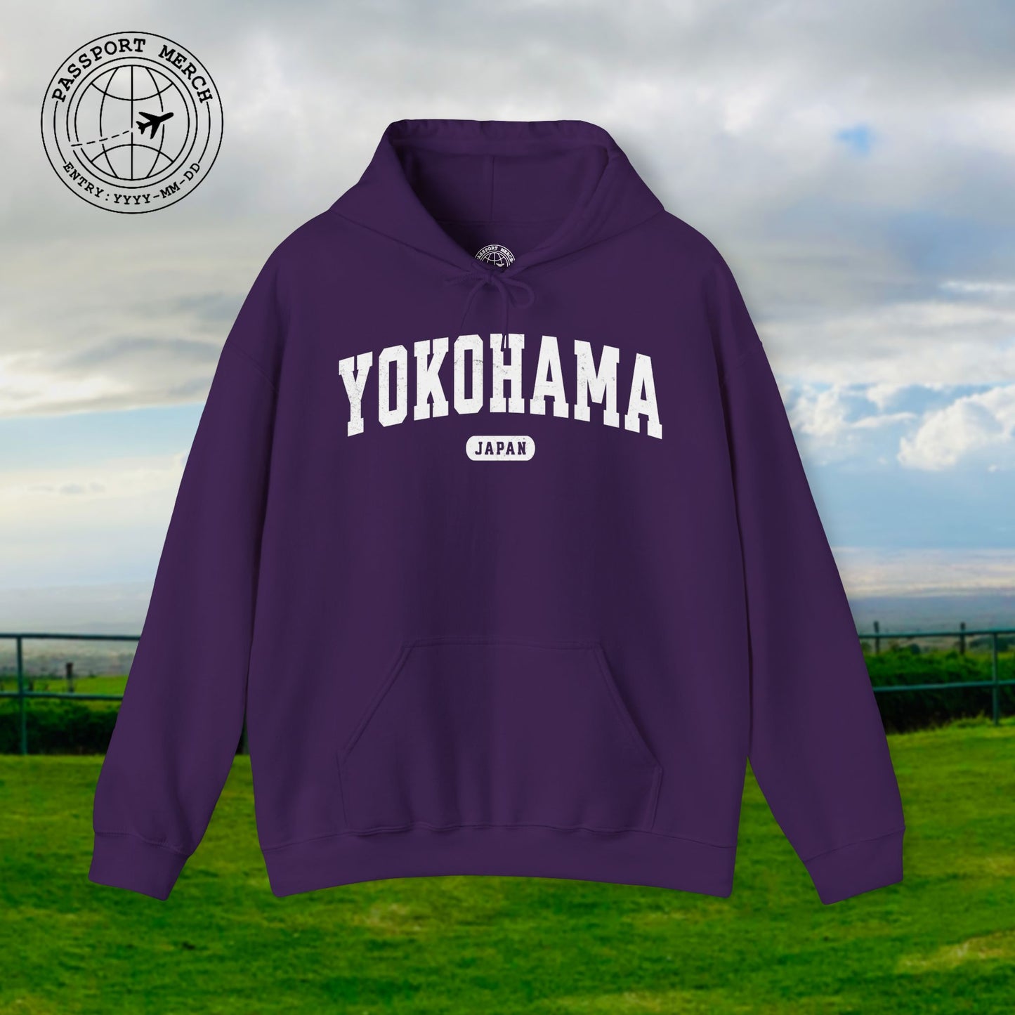 Classic Athletic (Bucket List Edition), Yokohama, Japan Hoodie