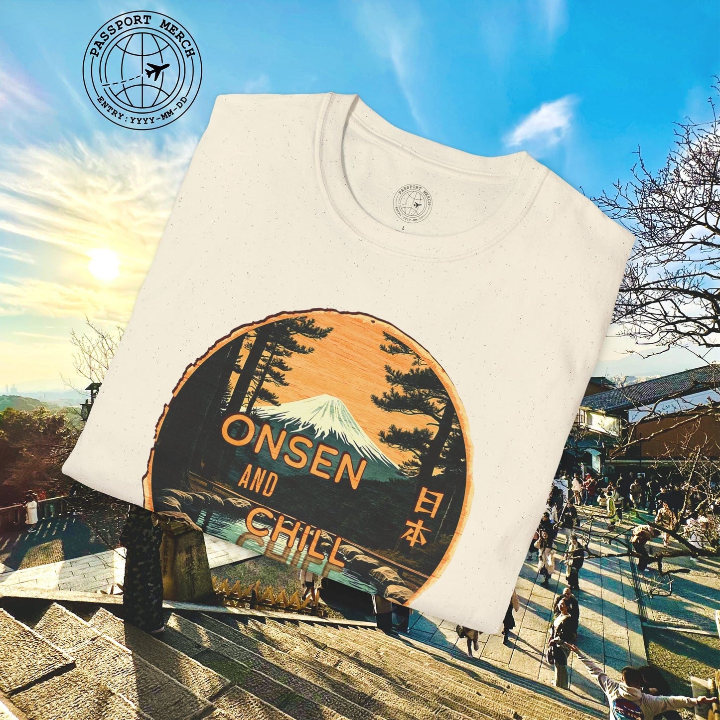 Onsen and Chill, Japan T-Shirt