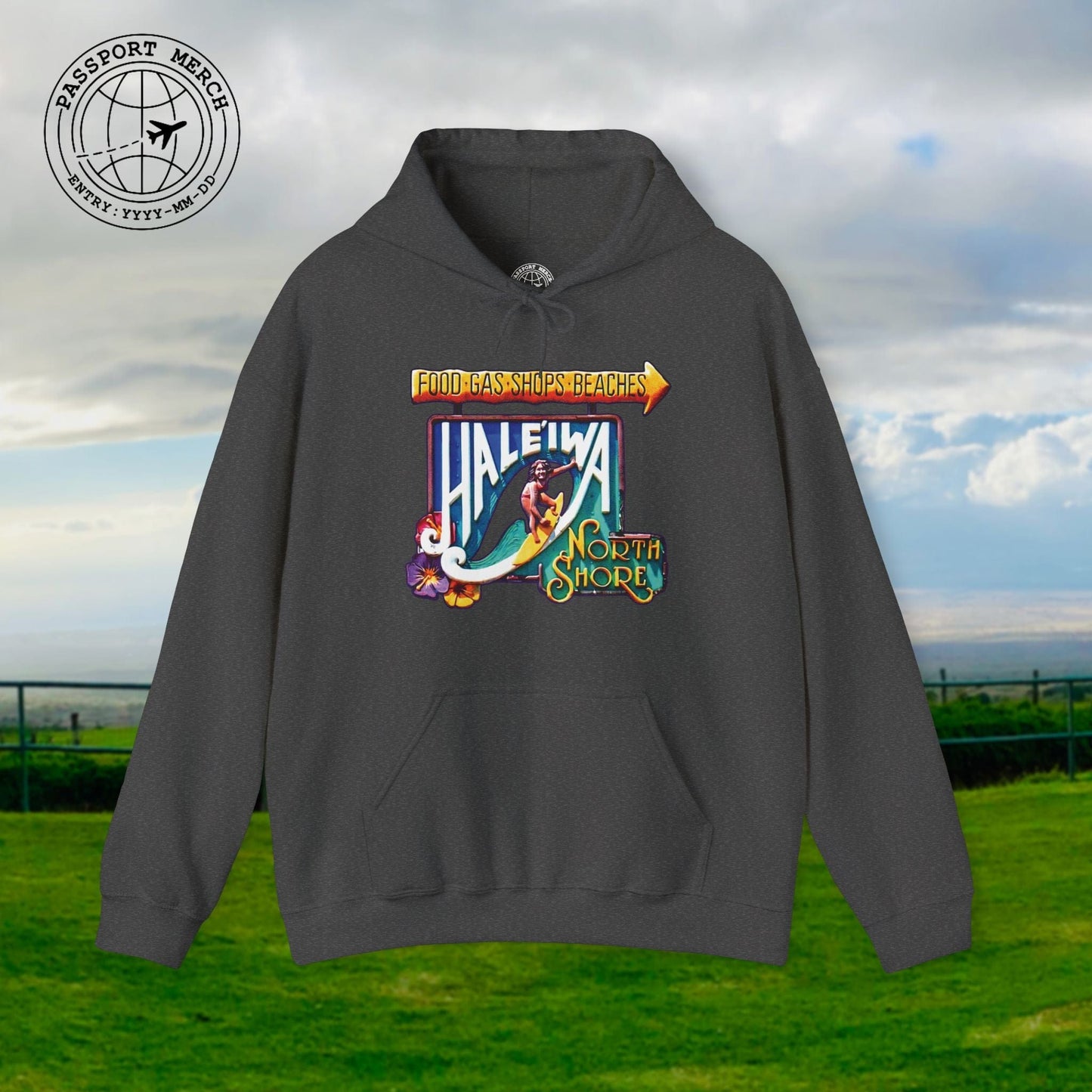 Signs of Wanderlust, Hale'iwa (South) Oahu, Hawaii Hoodie