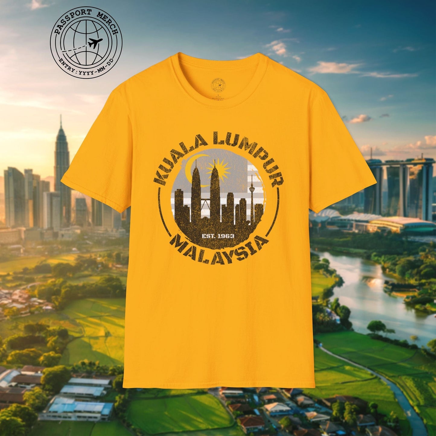 Kuala Lumpur Malaysia, Crescent and Star T-Shirt