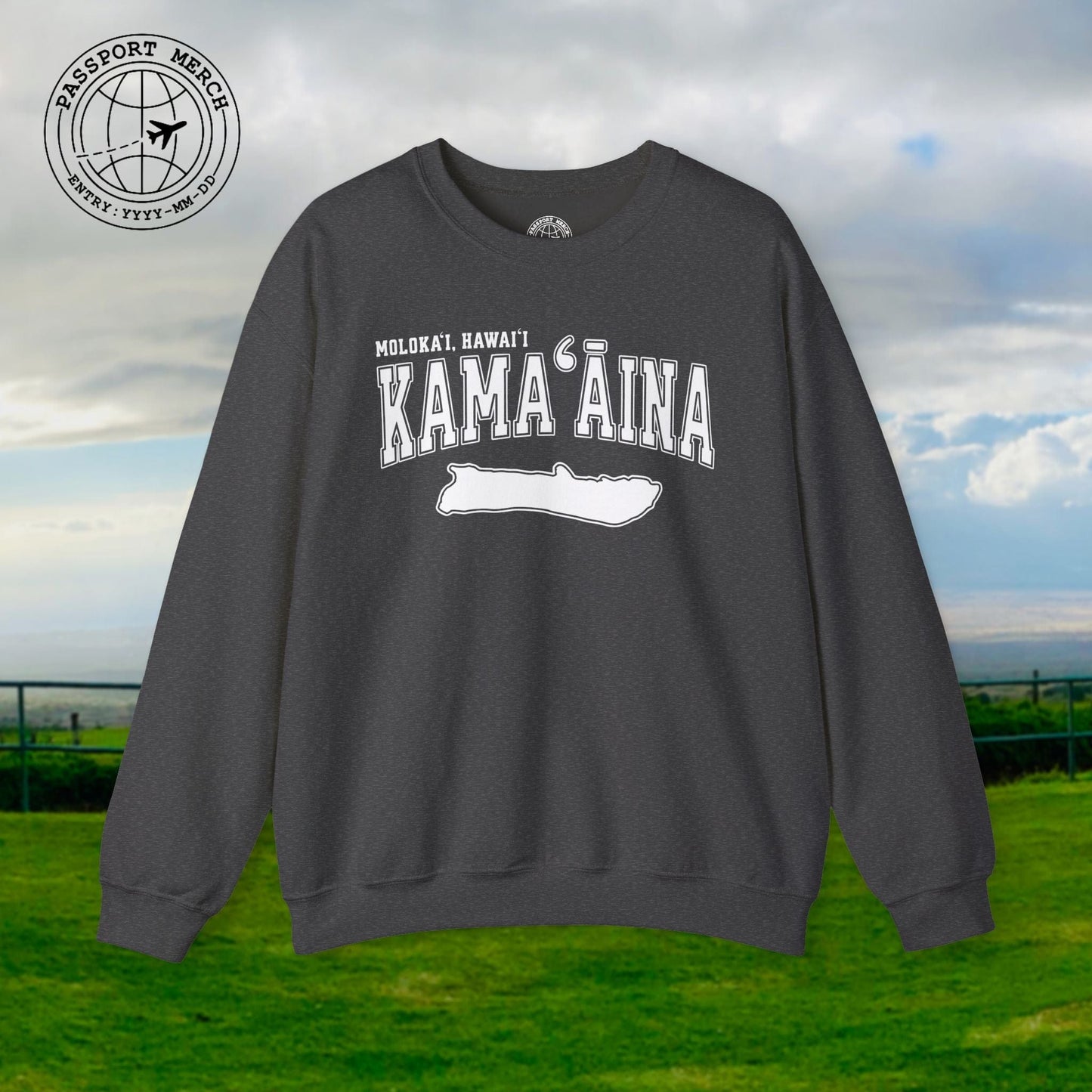 Classic University (Kamaaina Edition), Molokai, Hawaii Crewneck