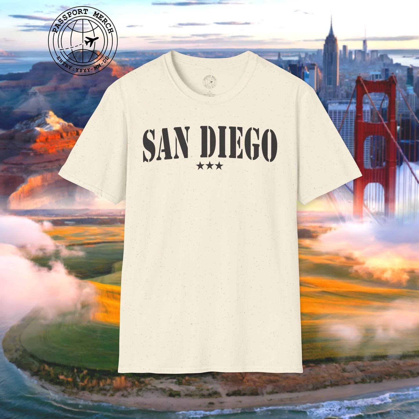 Classic Military, San Diego, California T-Shirt