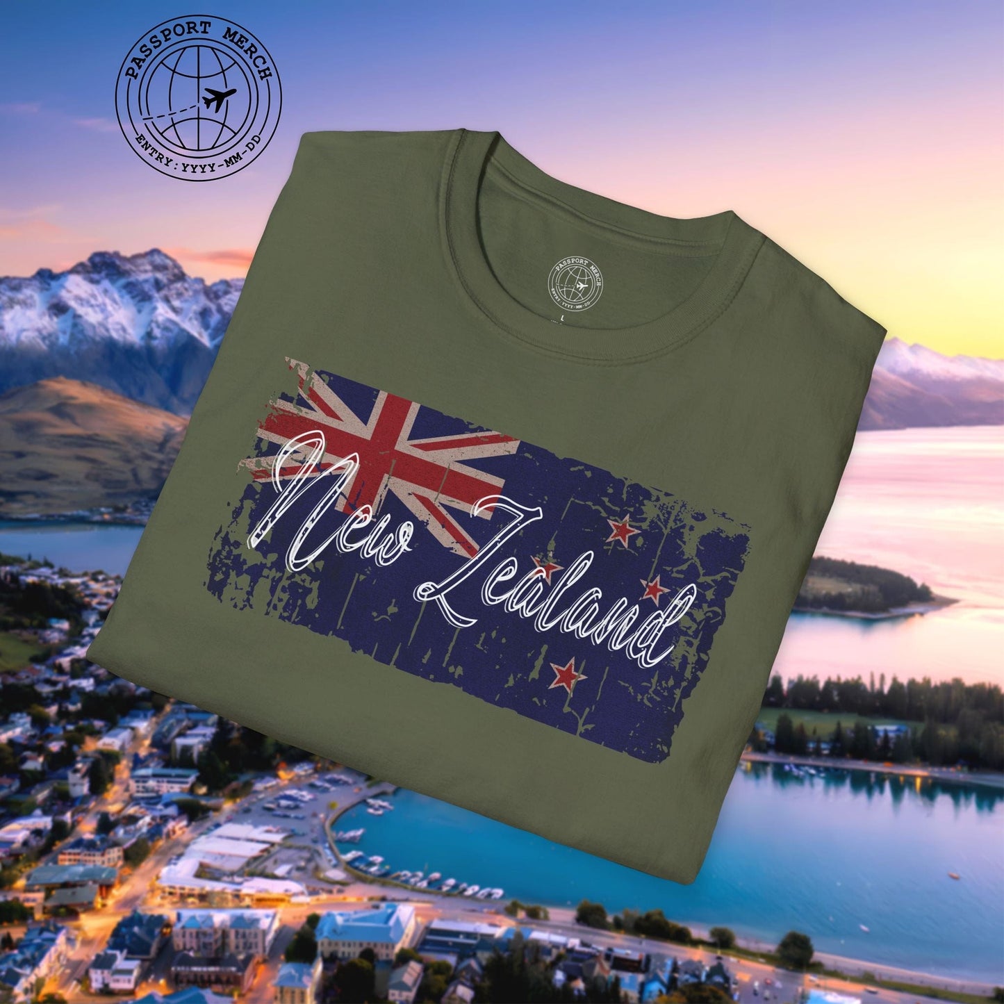 Vintage New Zealand Flag T-Shirt