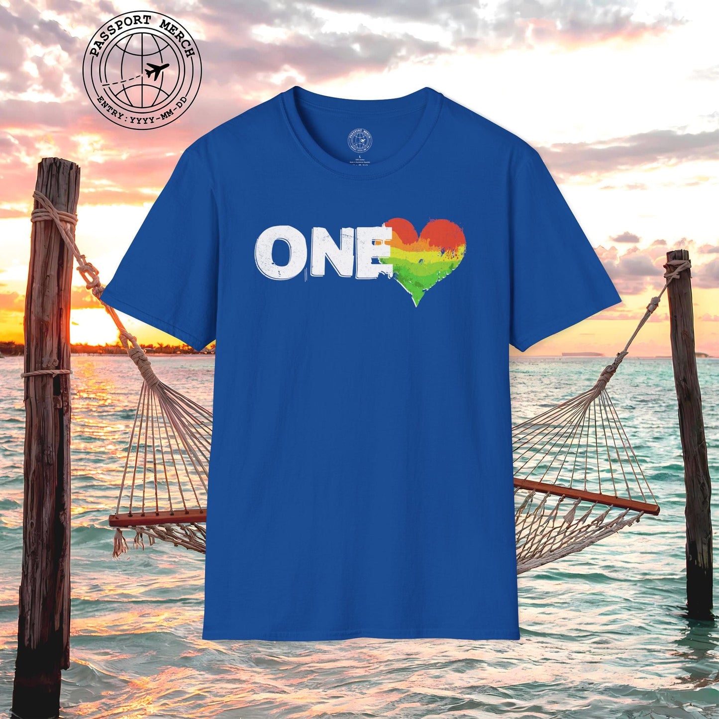 One Heart, Jamaican Reggae T-Shirt