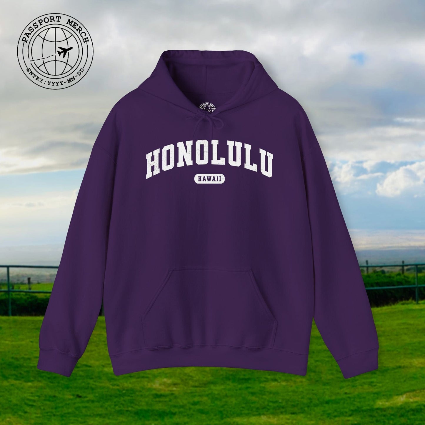Classic Athletic, Honolulu, Hawaii (Fan Service) Hoodie
