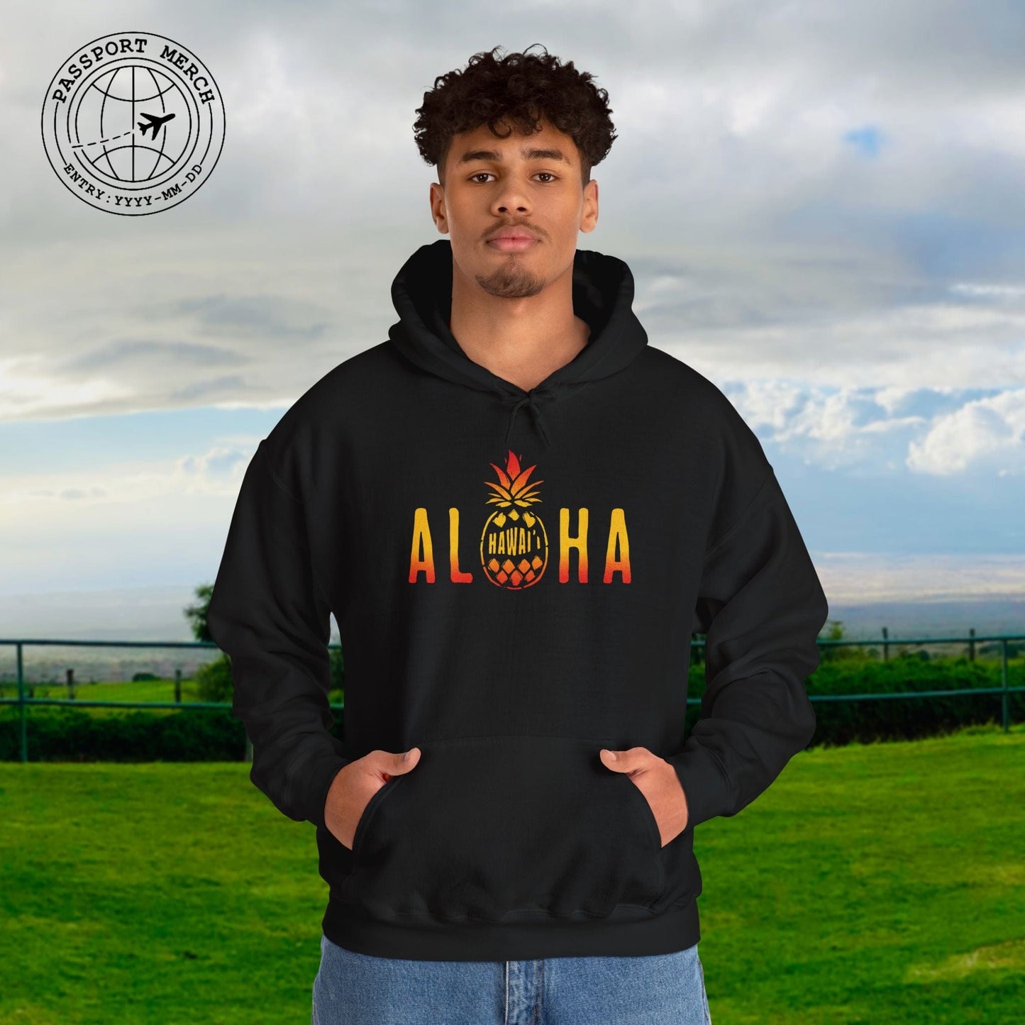 Aloha Pineapple Fire, Hawaii Hoodie