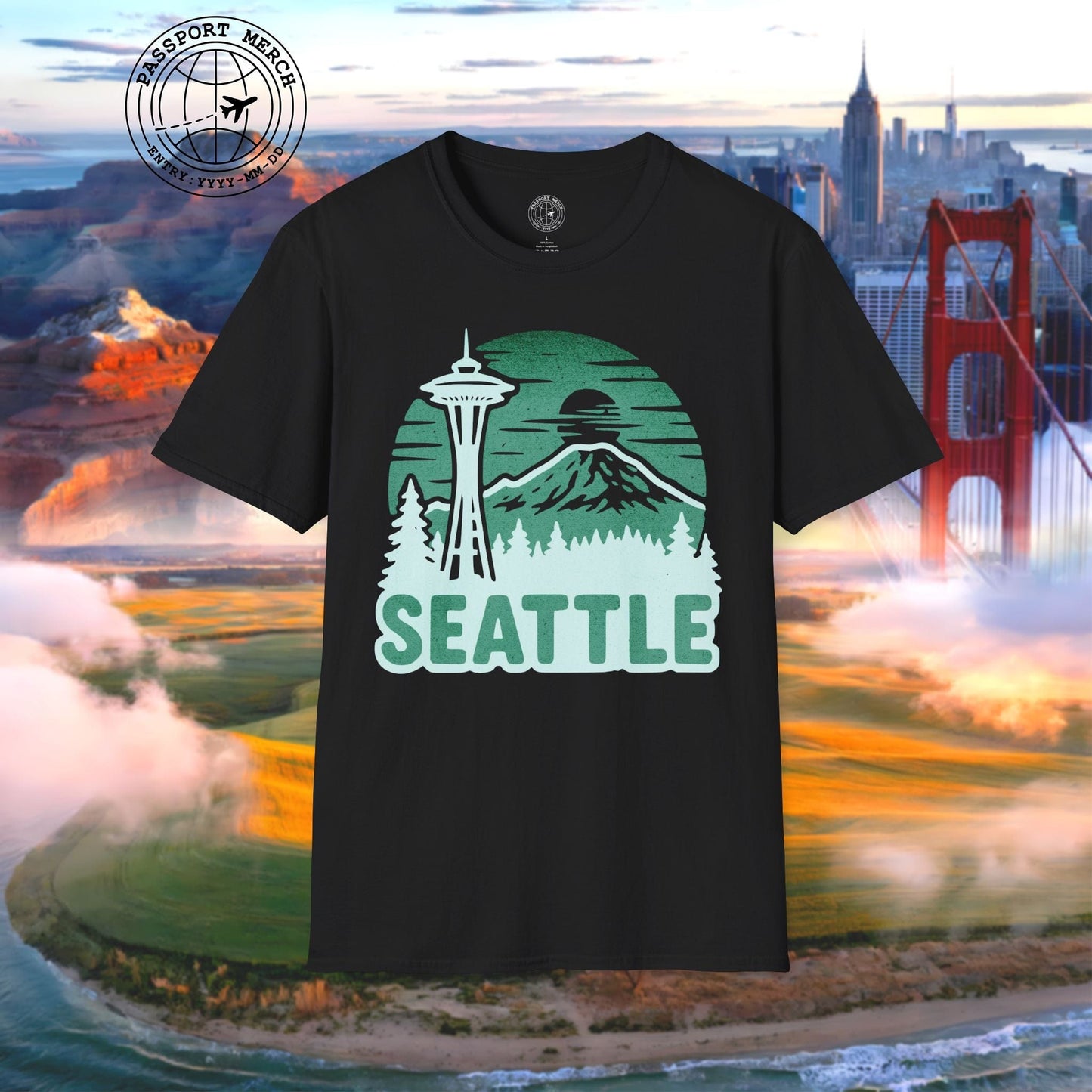 Seattle, Washington - 80's Vintage T-Shirt