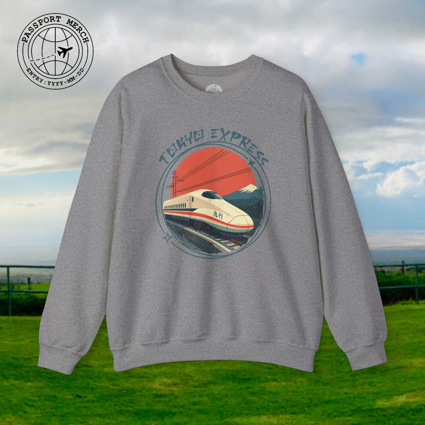 Tokyo Express, Japan Crewneck