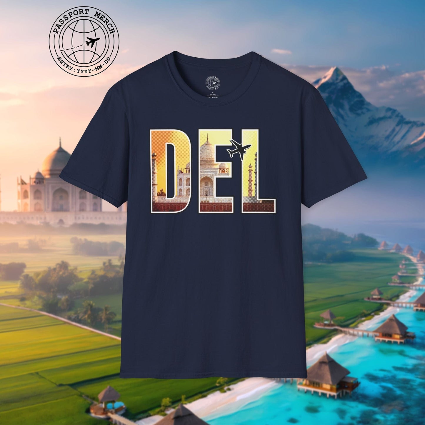 Airport Window New Delhi India DEL T-Shirt