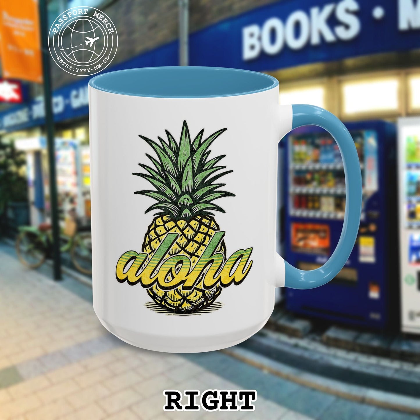 Maui Pineapple Aloha Hawaii 15oz Mug