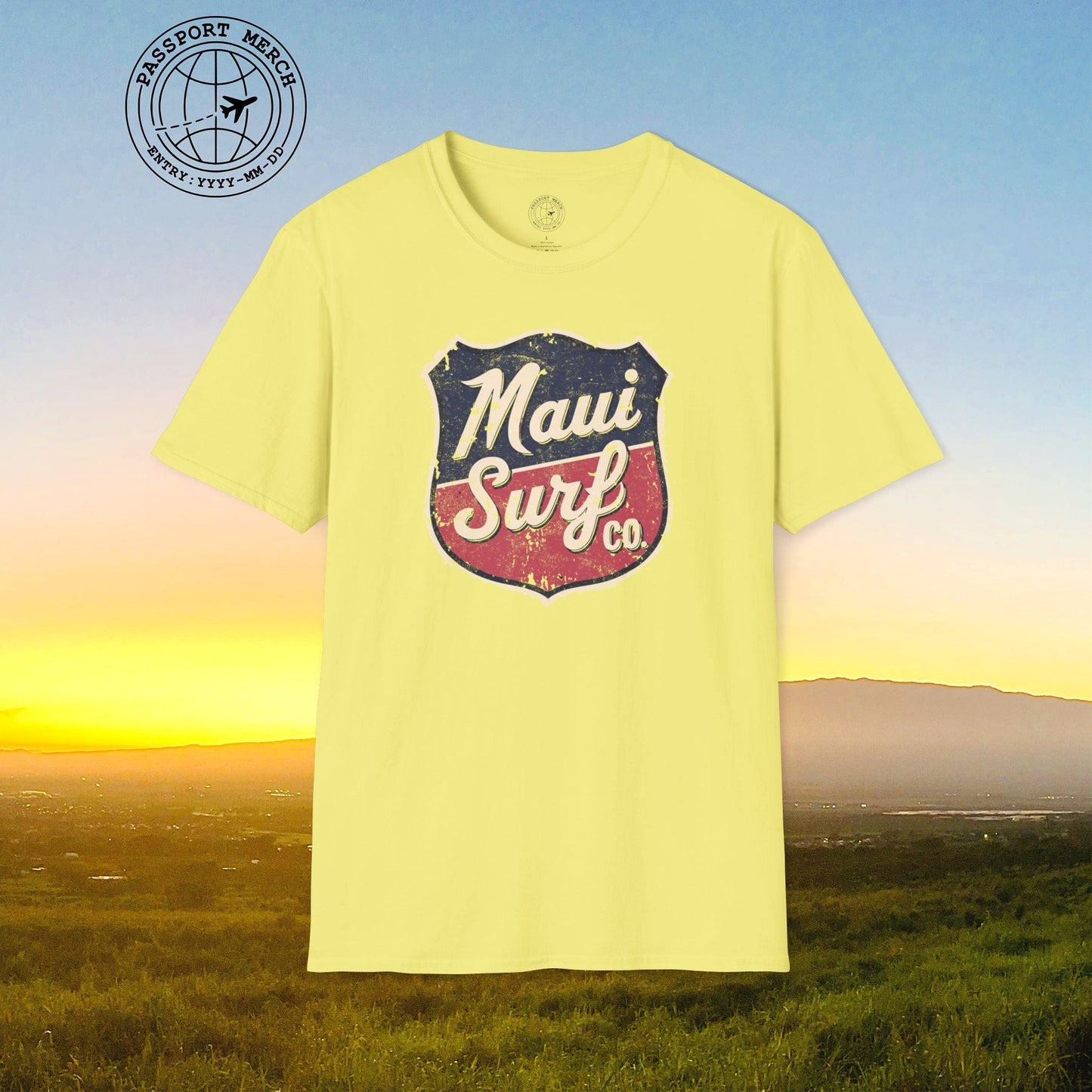 Vintage Maui Surf Co. Shield Hawaii T-Shirt