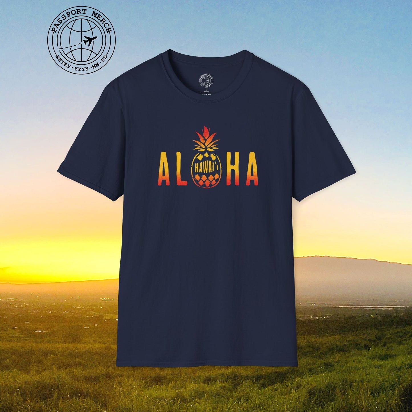 Aloha Pineapple Fire, Hawaii T-Shirt