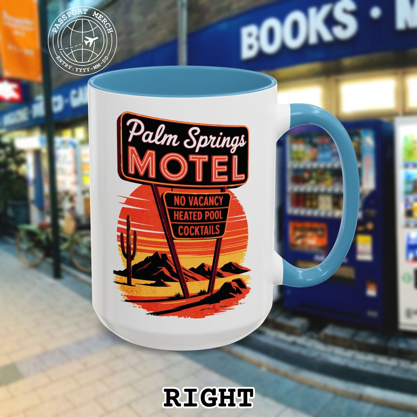 No Vacancy, Palm Springs, California 15oz Mug