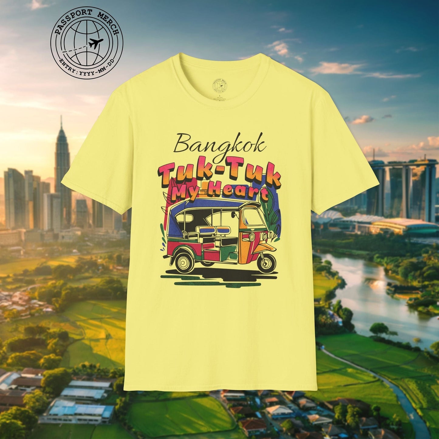 Bangkok Tuk-Tuk My Heart Thailand T-Shirt