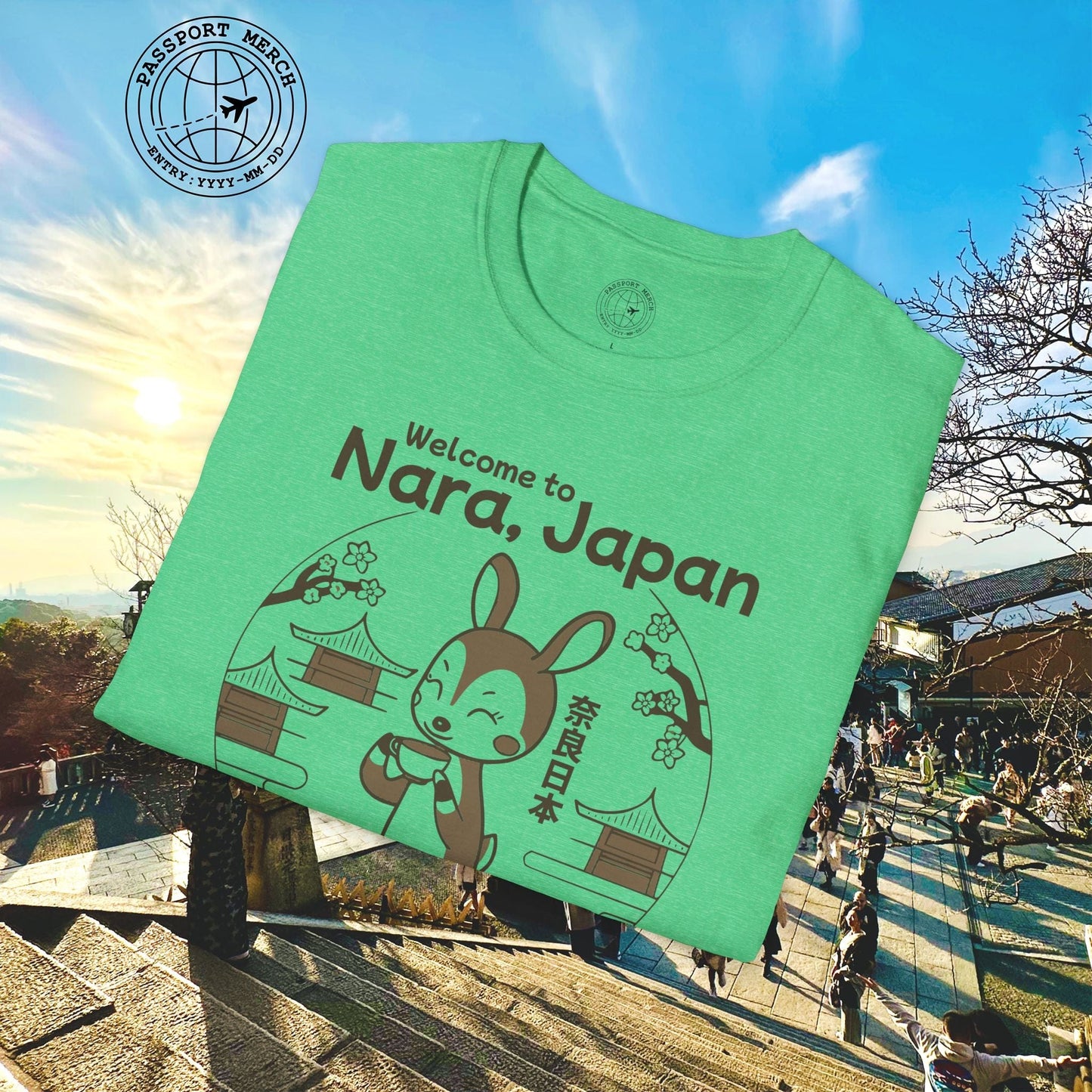 Welcome to Nara, Japan T-Shirt