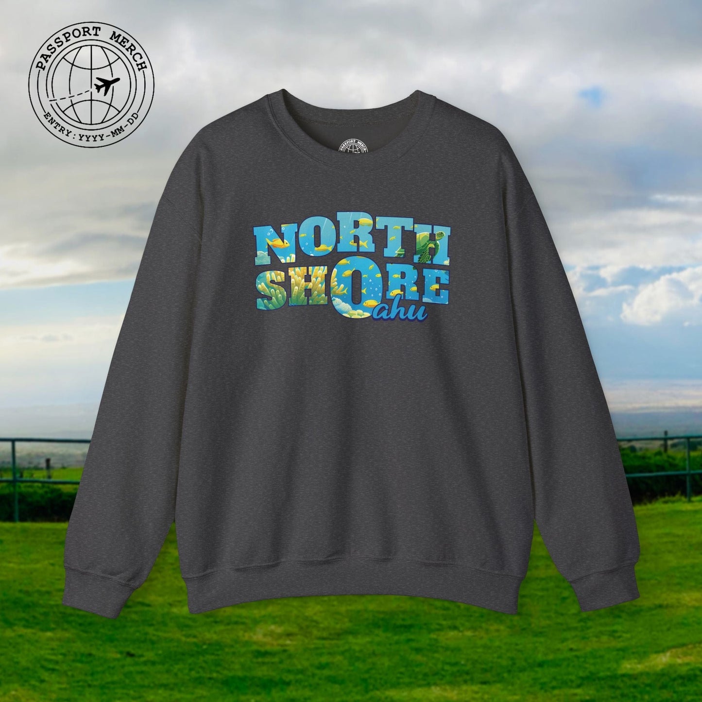 Underwater Dreams, North Shore Oahu, Hawaii Crewneck
