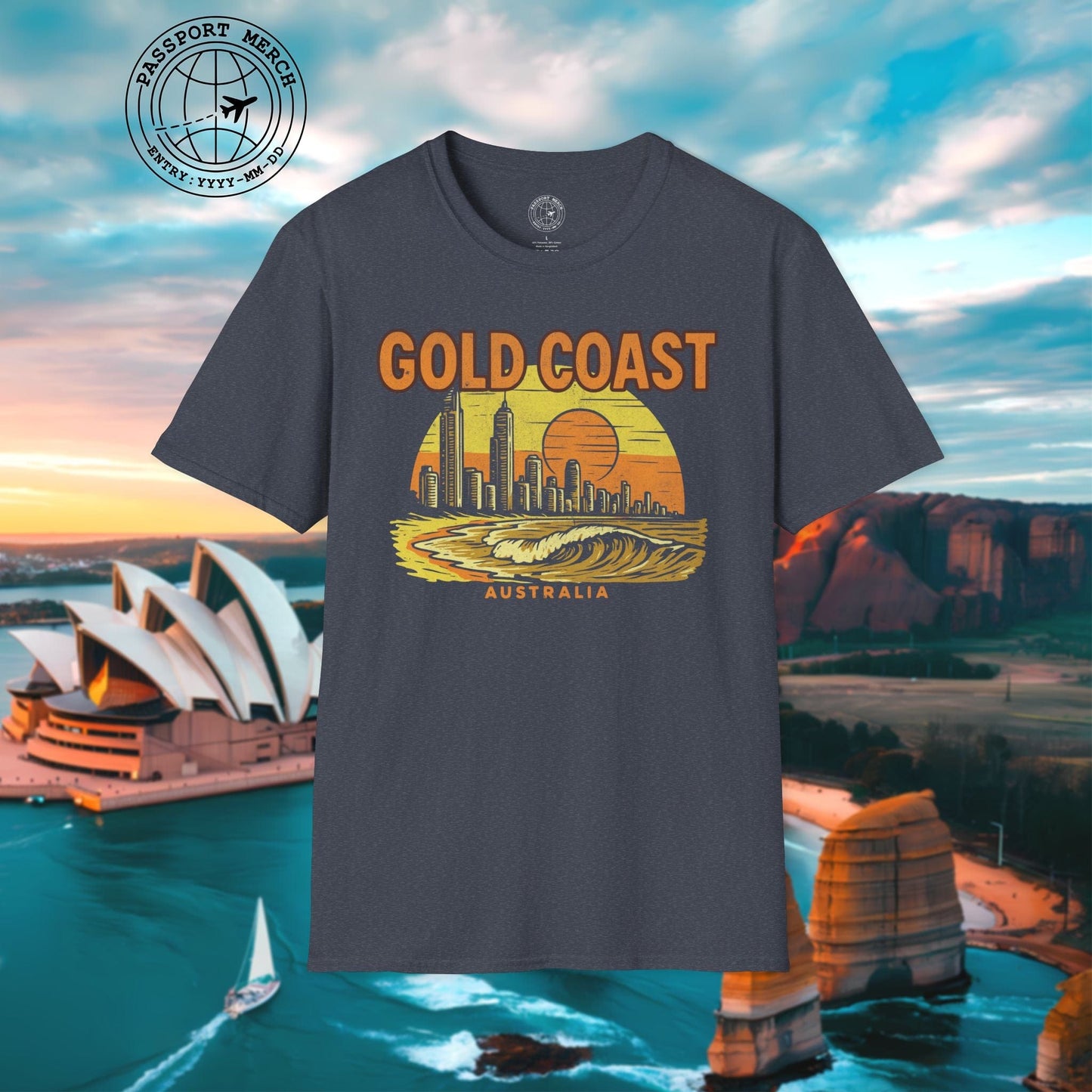 Gold Coast, Australia - 80's Vintage T-Shirt