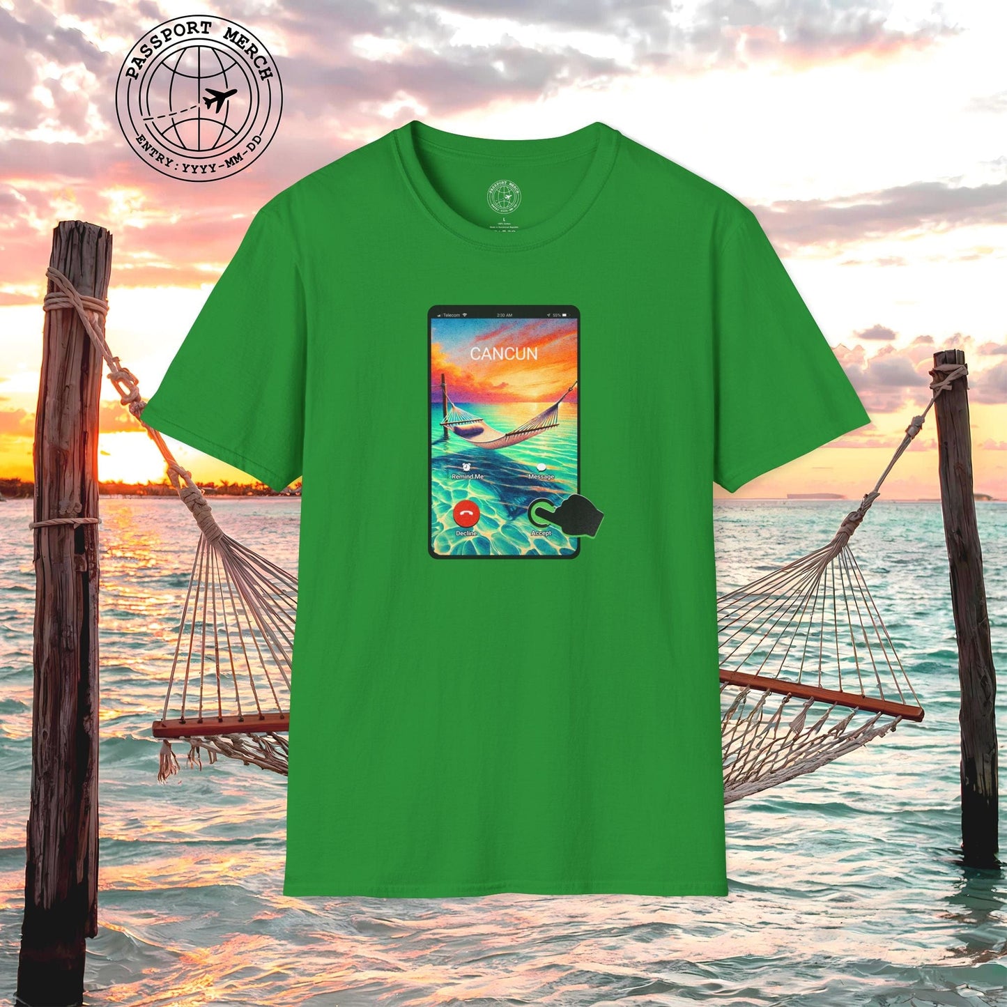 Cancun is calling. Accept. Mexico T-Shirt