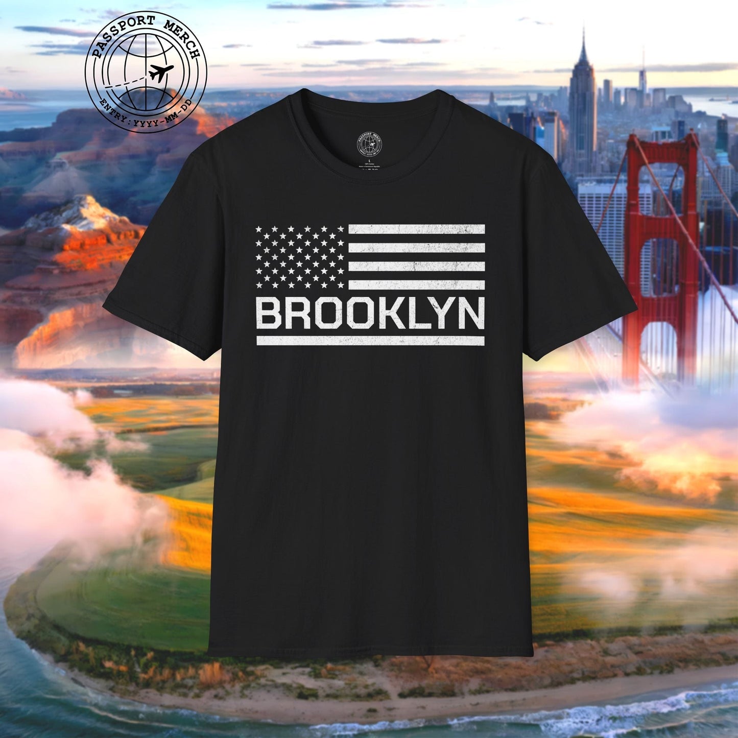 Brooklyn Stars & Stripes, New York T-Shirt