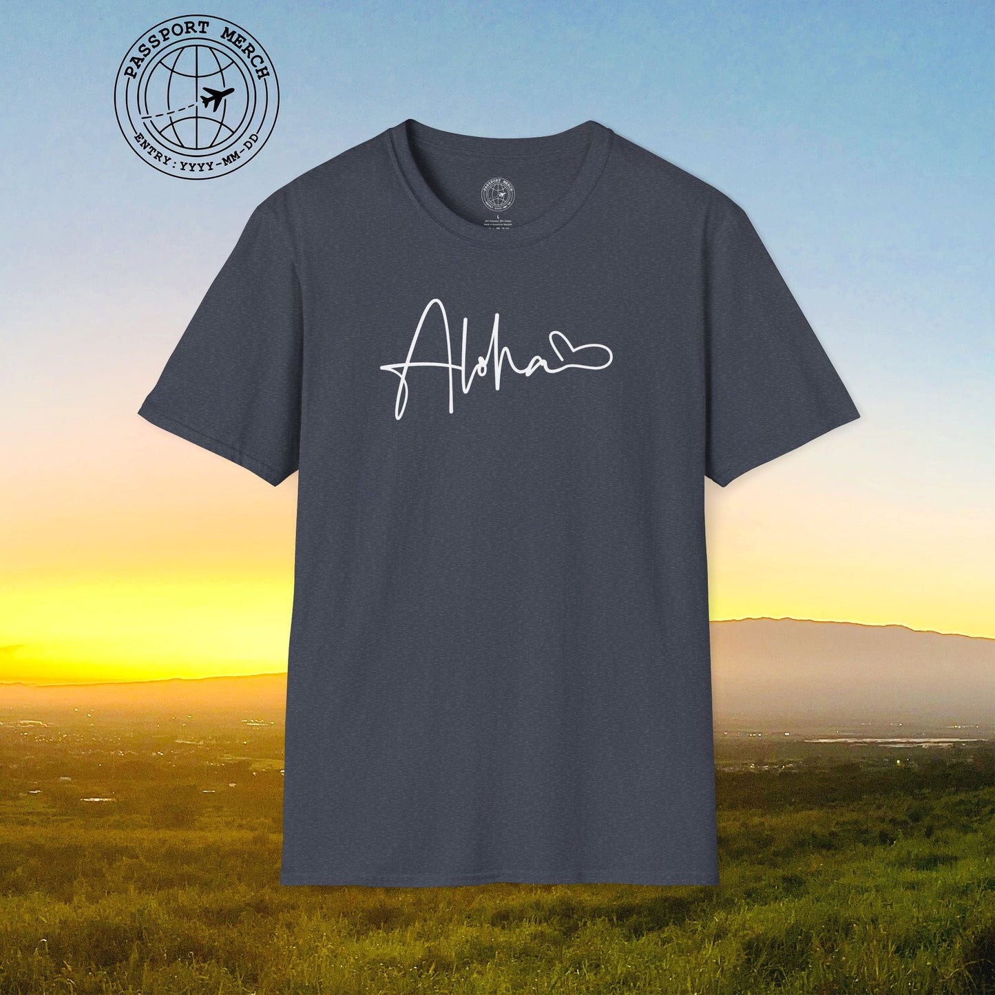 Aloha Heart Signature, Hawaii T-Shirt