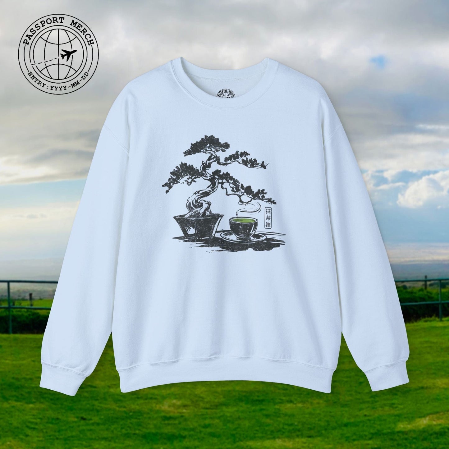 Vintage Matcha Zen, Japan Crewneck