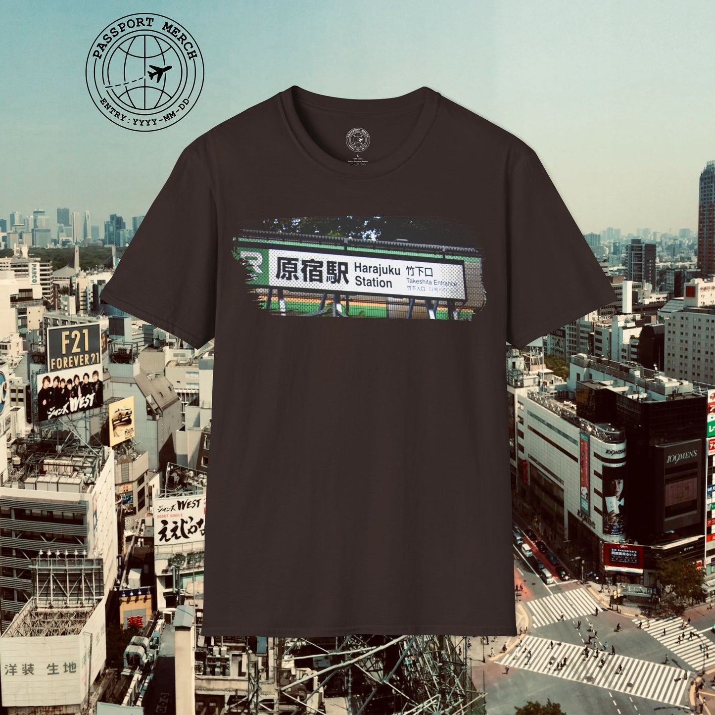 Signs of Wanderlust, Takeshita Street Harajuku Japan T-Shirt