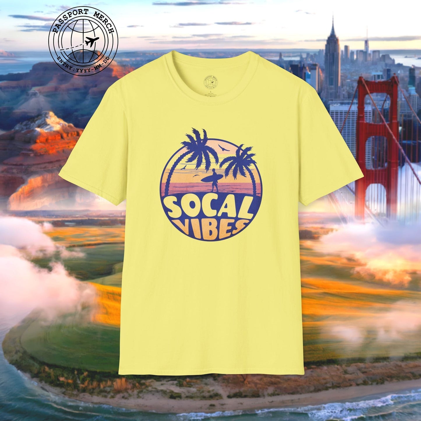 Retro SoCal Vibes, California T-Shirt