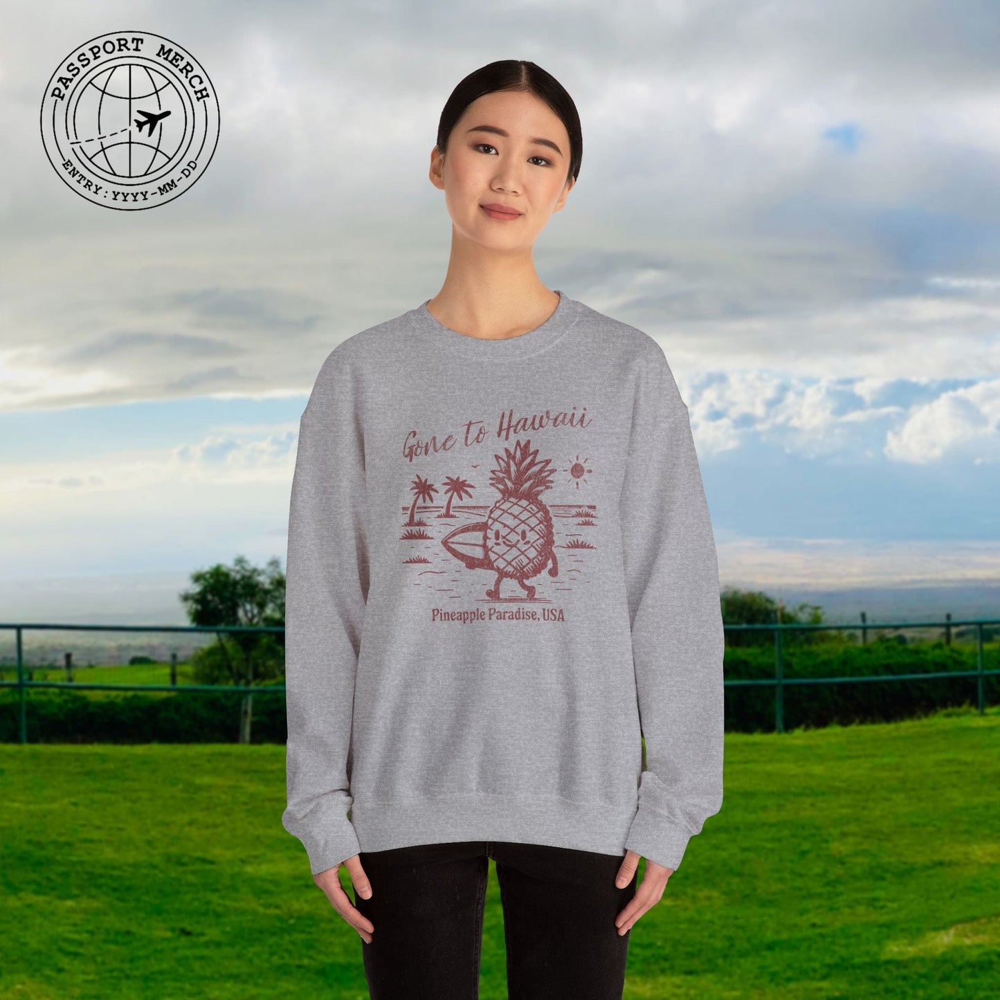 Gone to Hawaii, Pineapple Paradise Crewneck