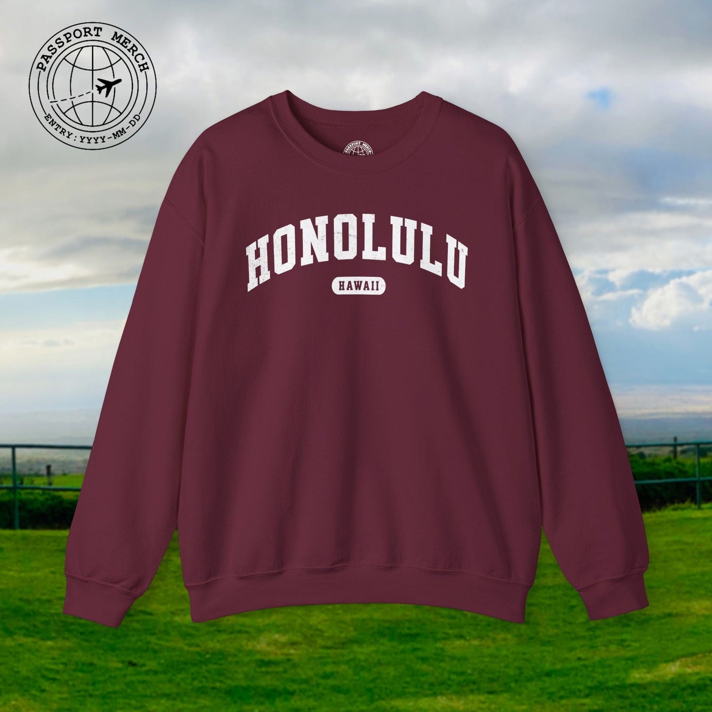Classic Athletic, Honolulu, Hawaii (Fan Service) Crewneck