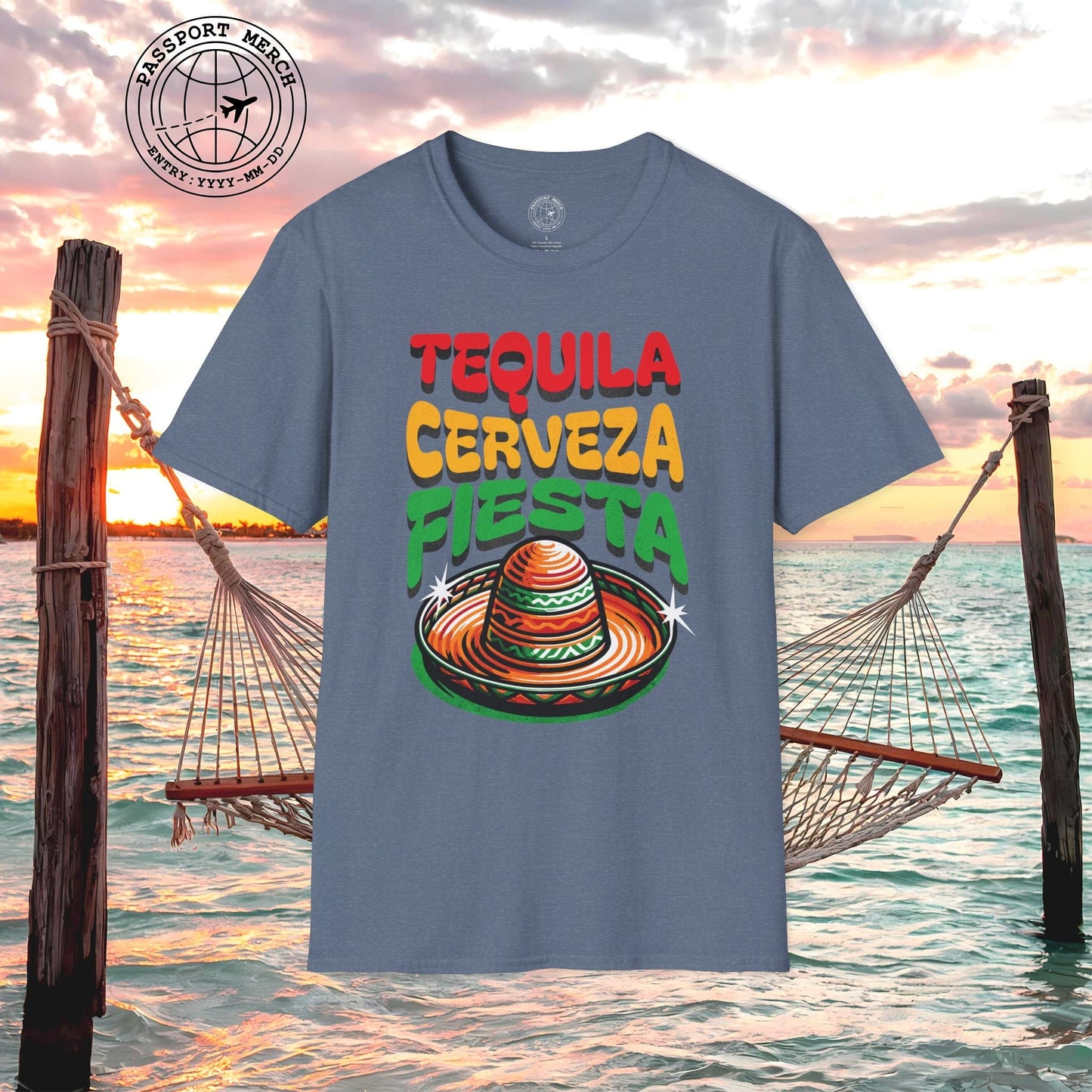 Tequila Cerveza Fiesta Mexico T-Shirt