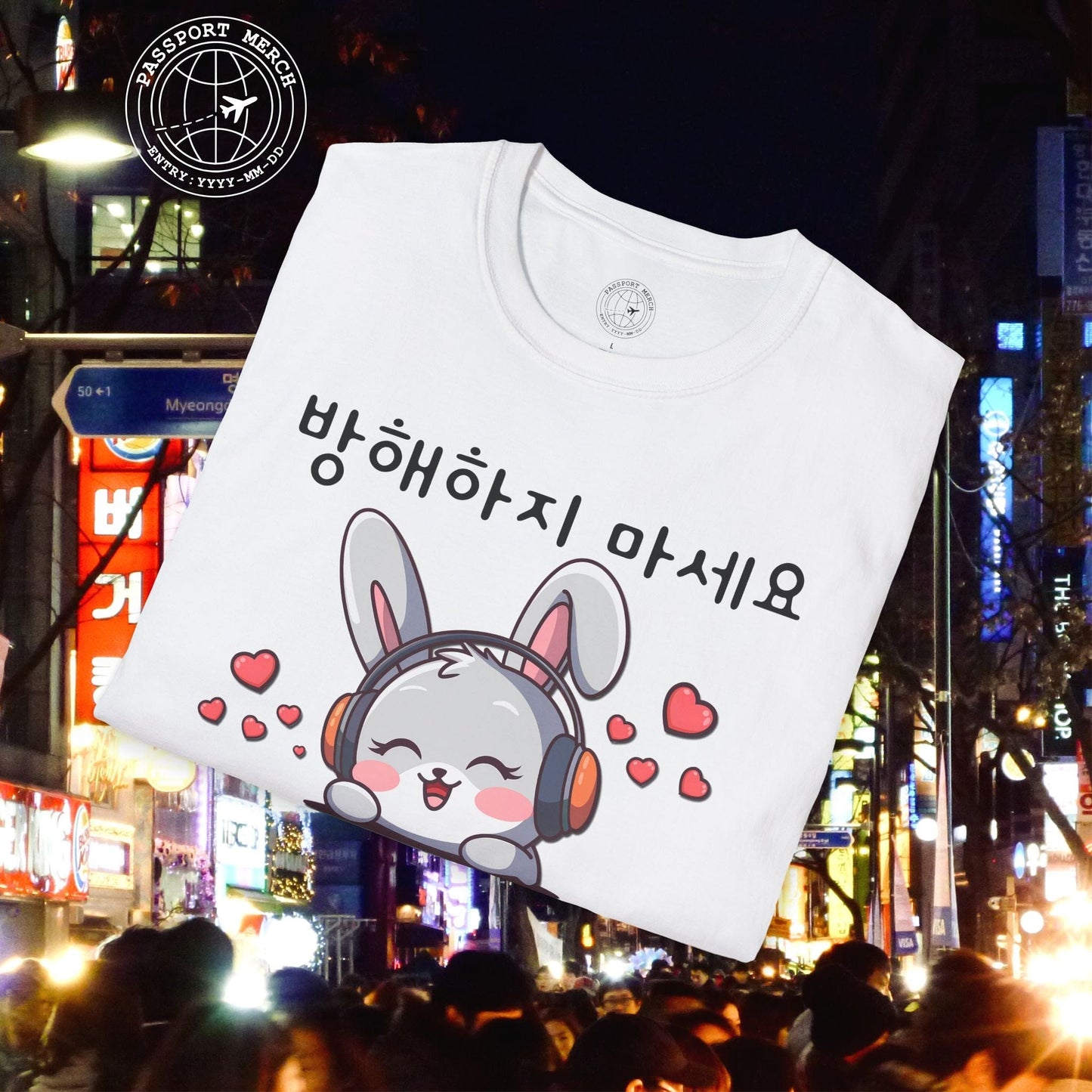 Do Not Disturb, Listening to K-Pop Korea T-Shirt