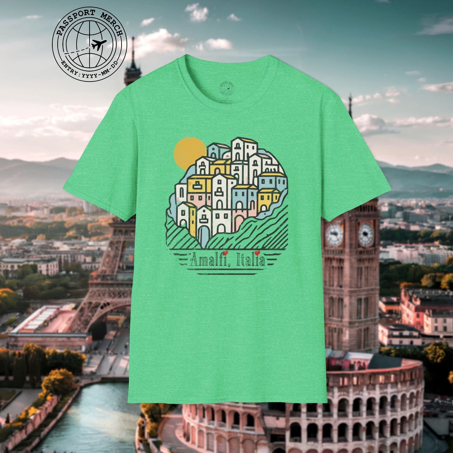 Hearts for Amalfi, Italy T-Shirt
