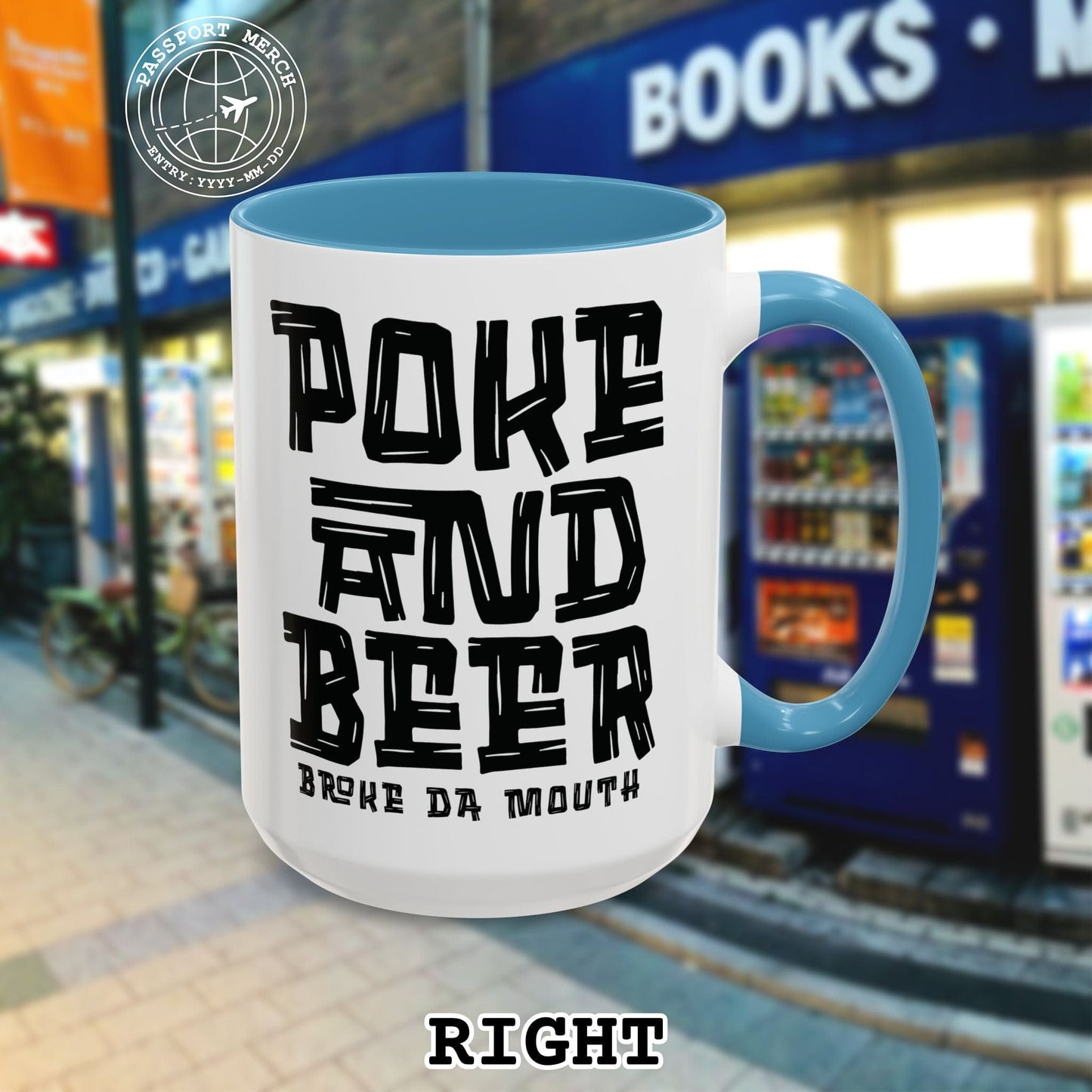 Poke and Beer, Hawaii 15oz Mug
