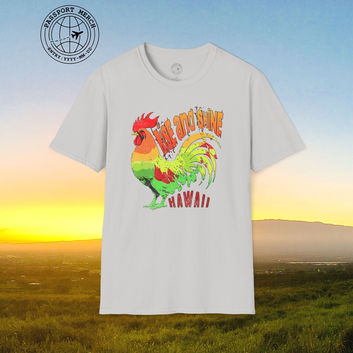Rise and Shine Rooster, Hawaii T-Shirt