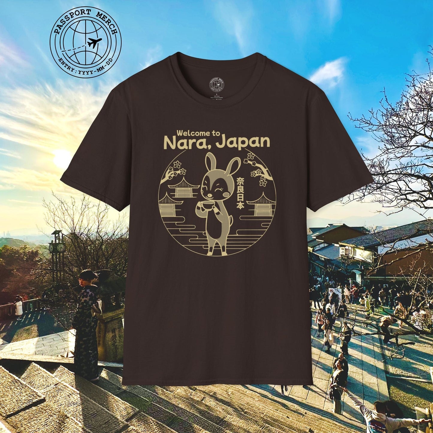 Welcome to Nara, Japan T-Shirt