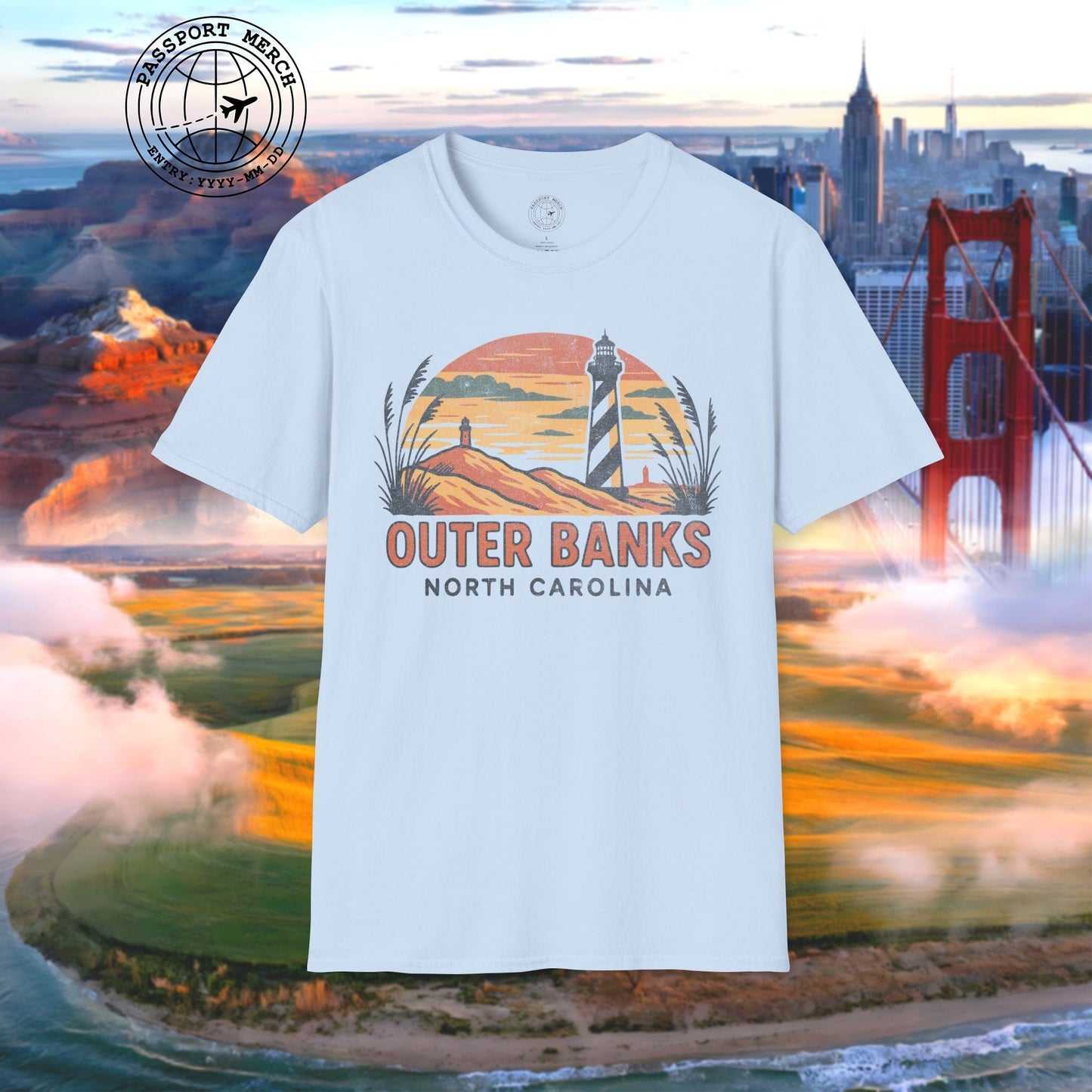 Outer Banks, North Carolina - 80's Vintage T-Shirt