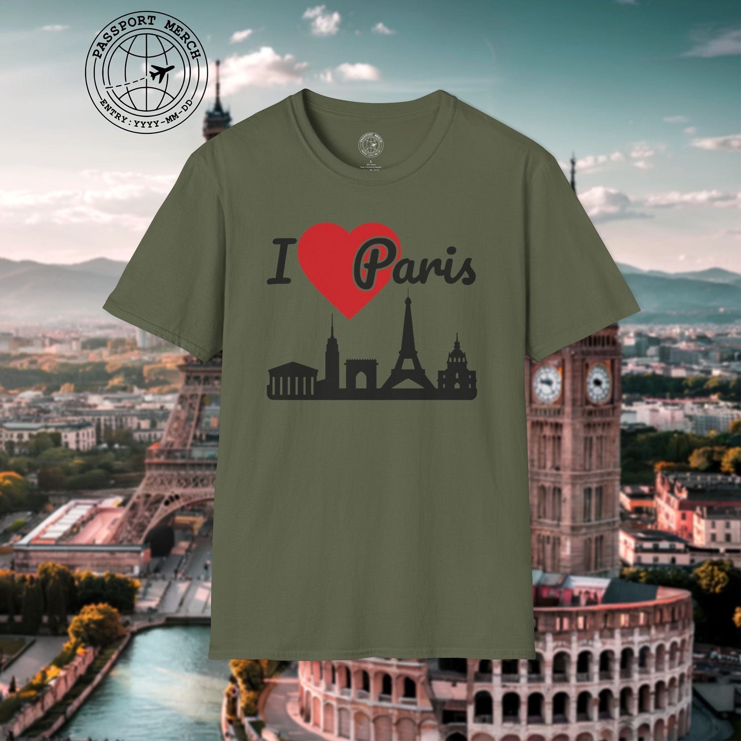 I Heart Paris France T-Shirt