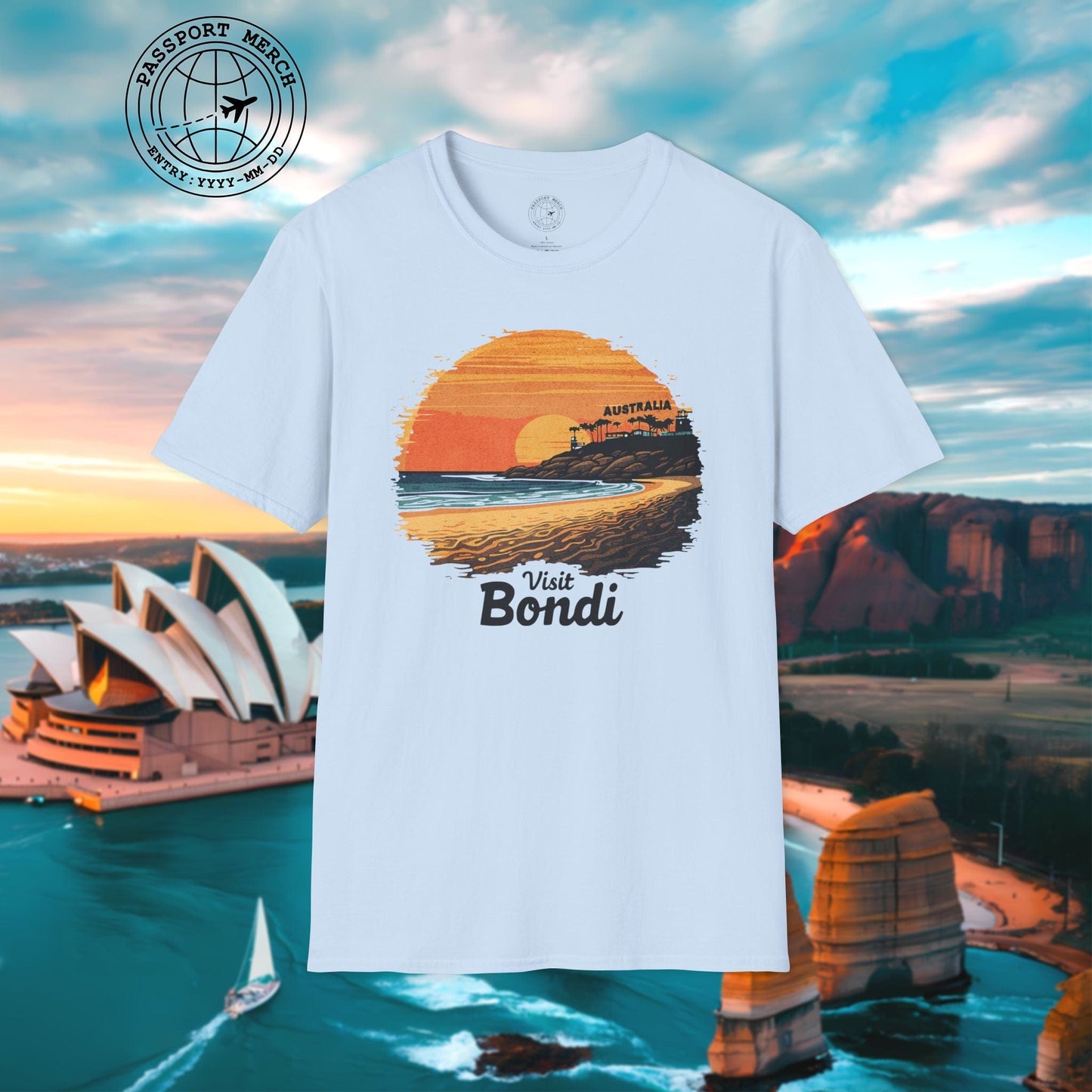 Visit Bondi Beach, Australia T-Shirt