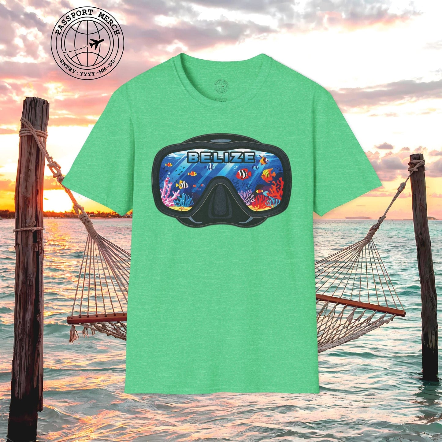 Underwater Reflections of Belize T-Shirt