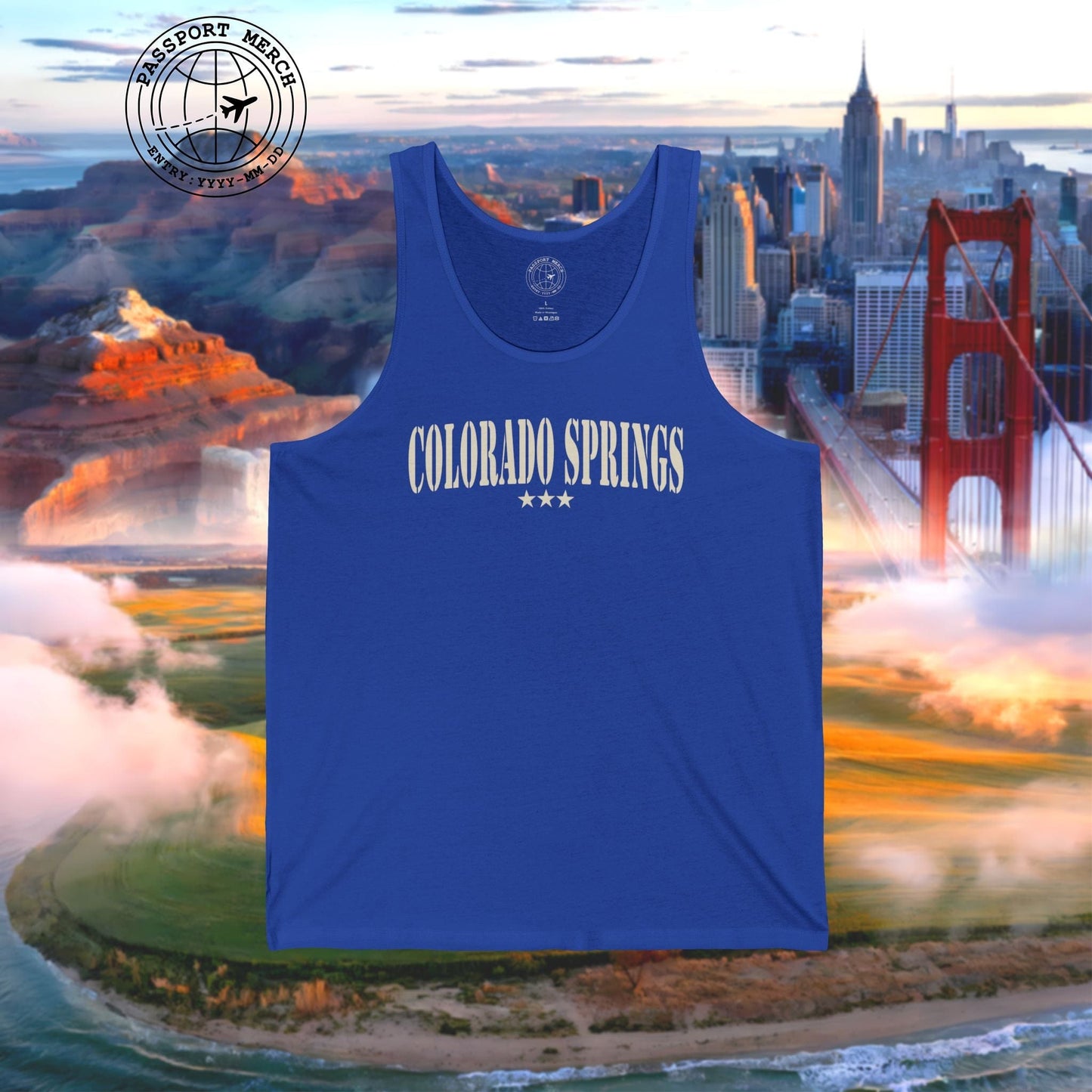 Classic Military, Colorado Springs, Colorado Tank Top