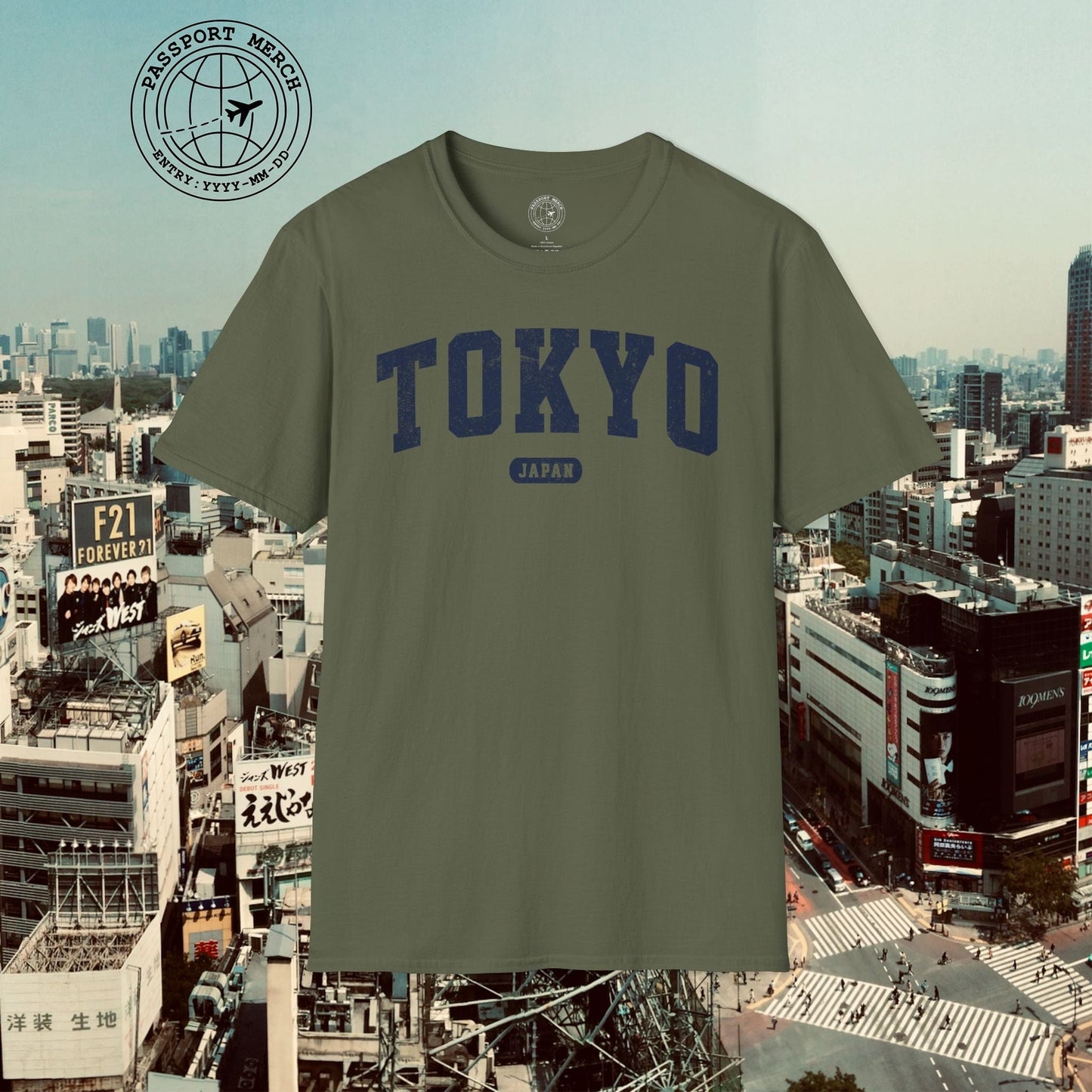 Classic Athletic (Bucket List Edition), Tokyo, Japan T-Shirt