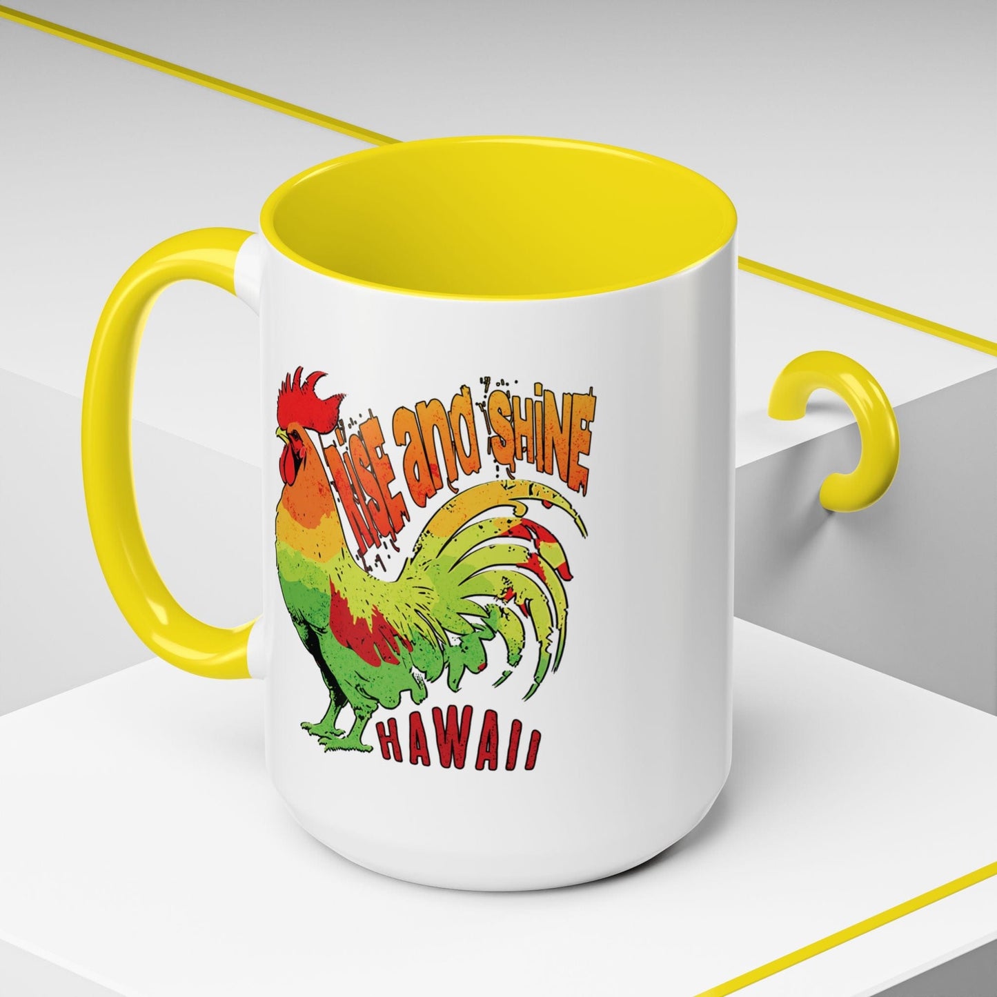 Rise and Shine Rooster, Hawaii 15oz Mug