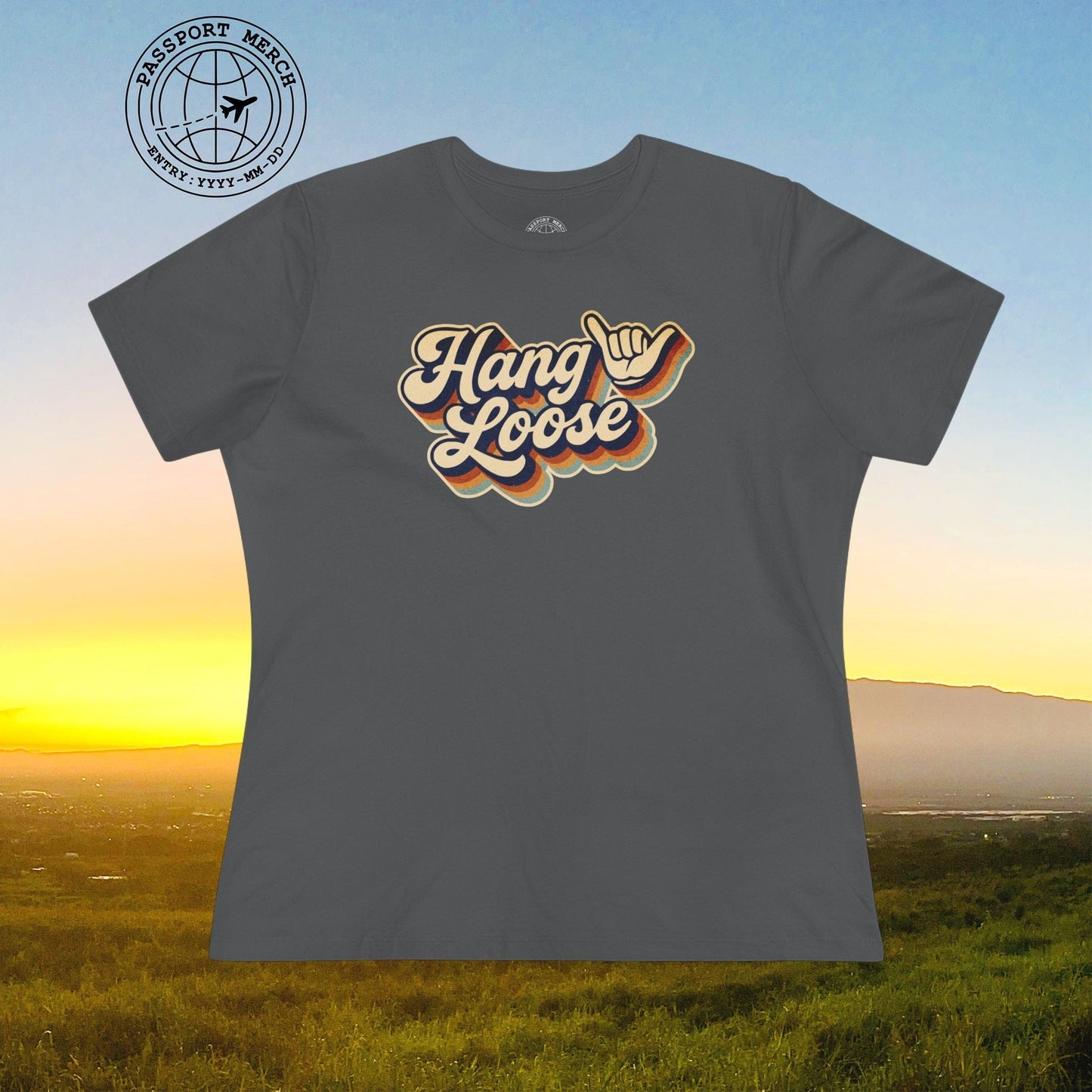 Classic 70s, Hang Loose, Hawaii, Womens Fit T-Shirt