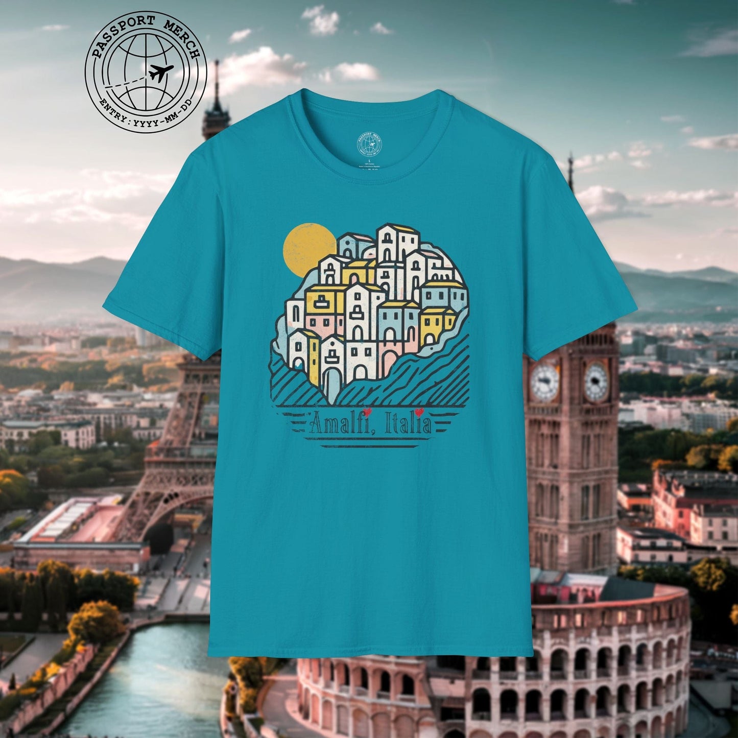 Hearts for Amalfi, Italy T-Shirt