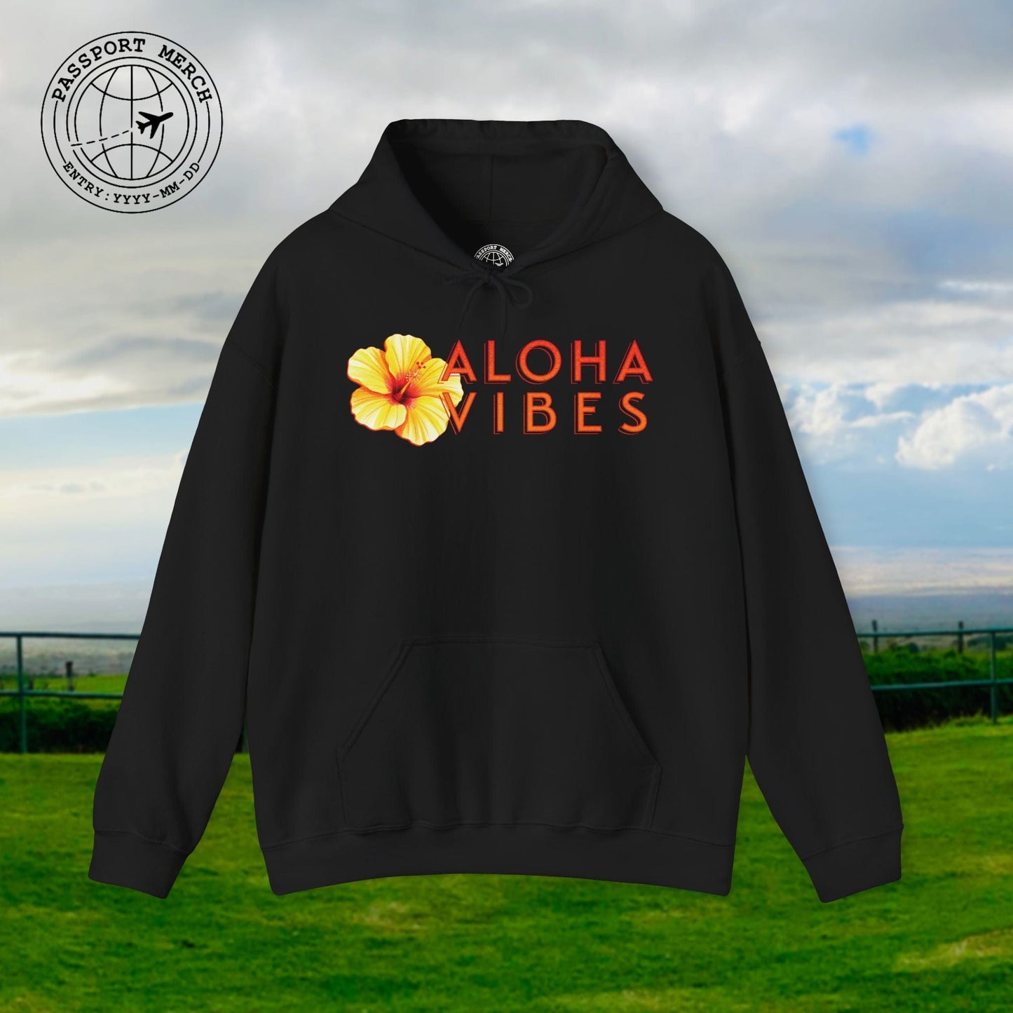 Sun-Kissed Hibiscus Aloha Vibes, Hawaii Hoodie