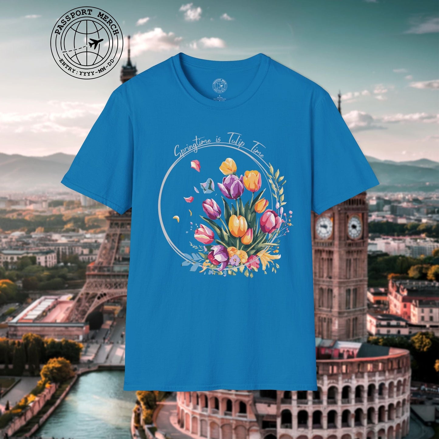 Springtime is Tulip Time in Holland T-Shirt