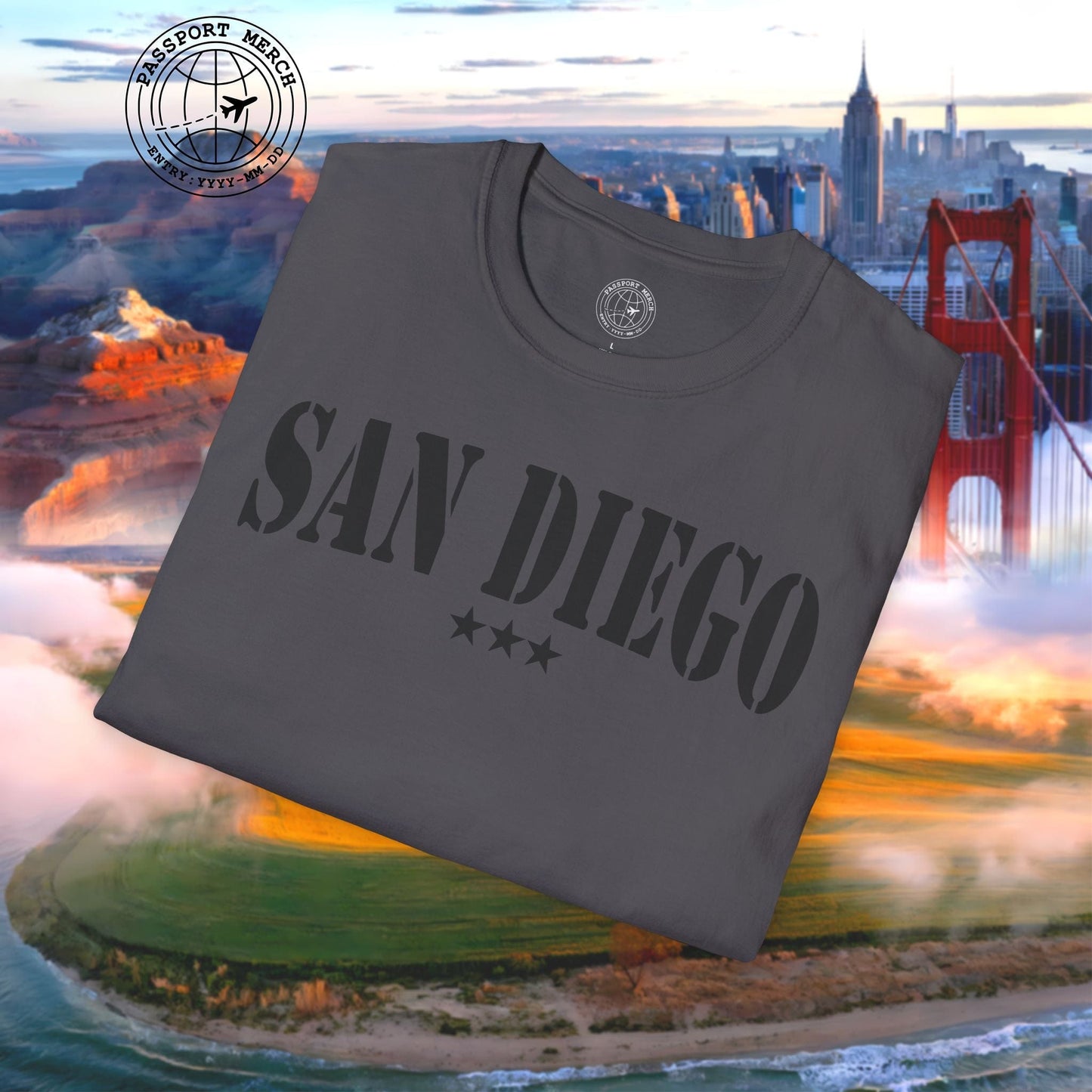 Classic Military, San Diego, California T-Shirt