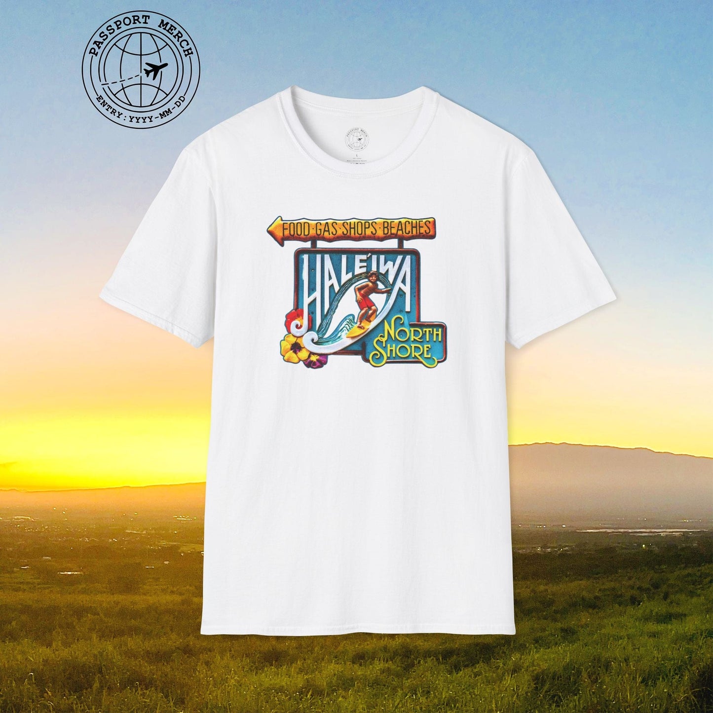 Signs of Wanderlust, Hale'iwa (North) Oahu, Hawaii T-Shirt